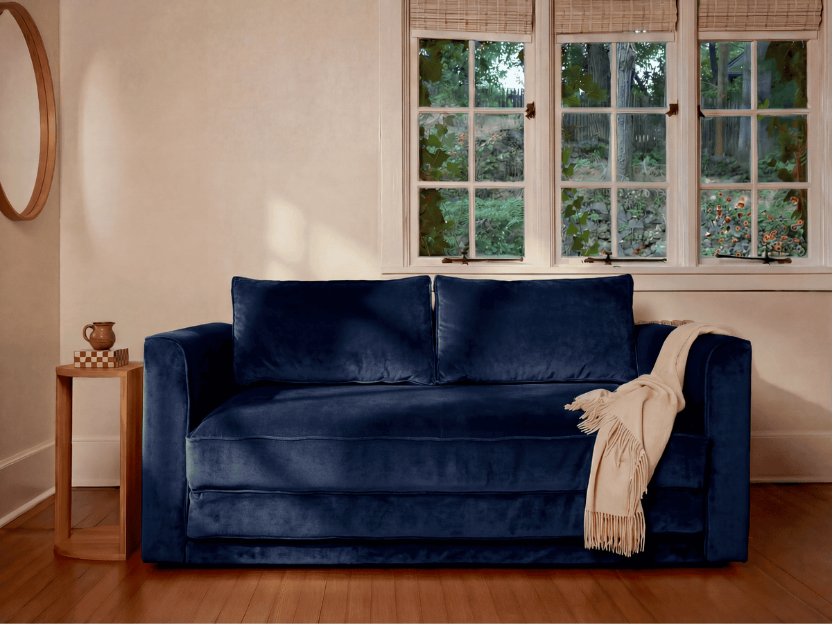 The Eclipse Sleeper Sofa | Recycled Velvet