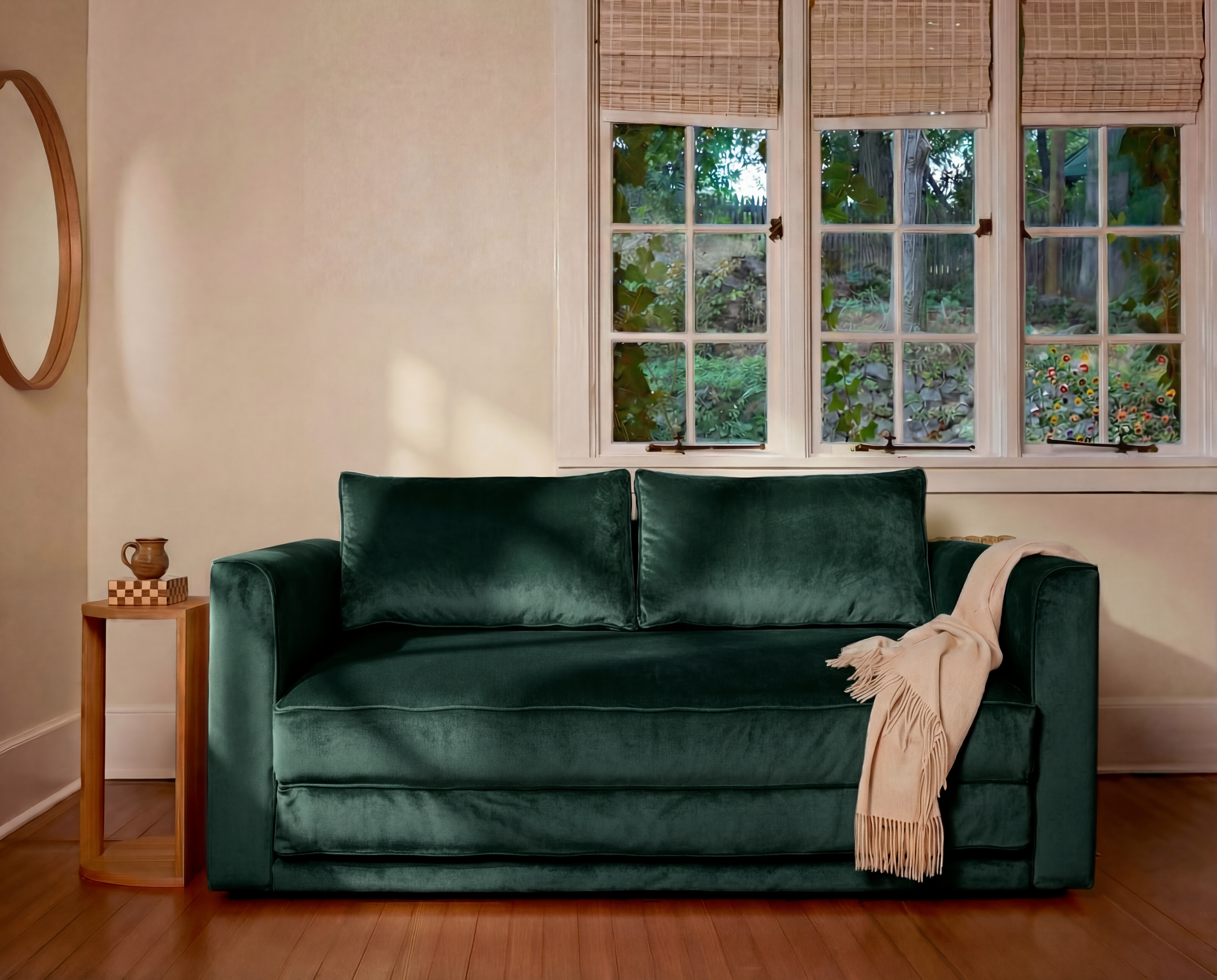 The Eclipse Sleeper Sofa | Recycled Velvet