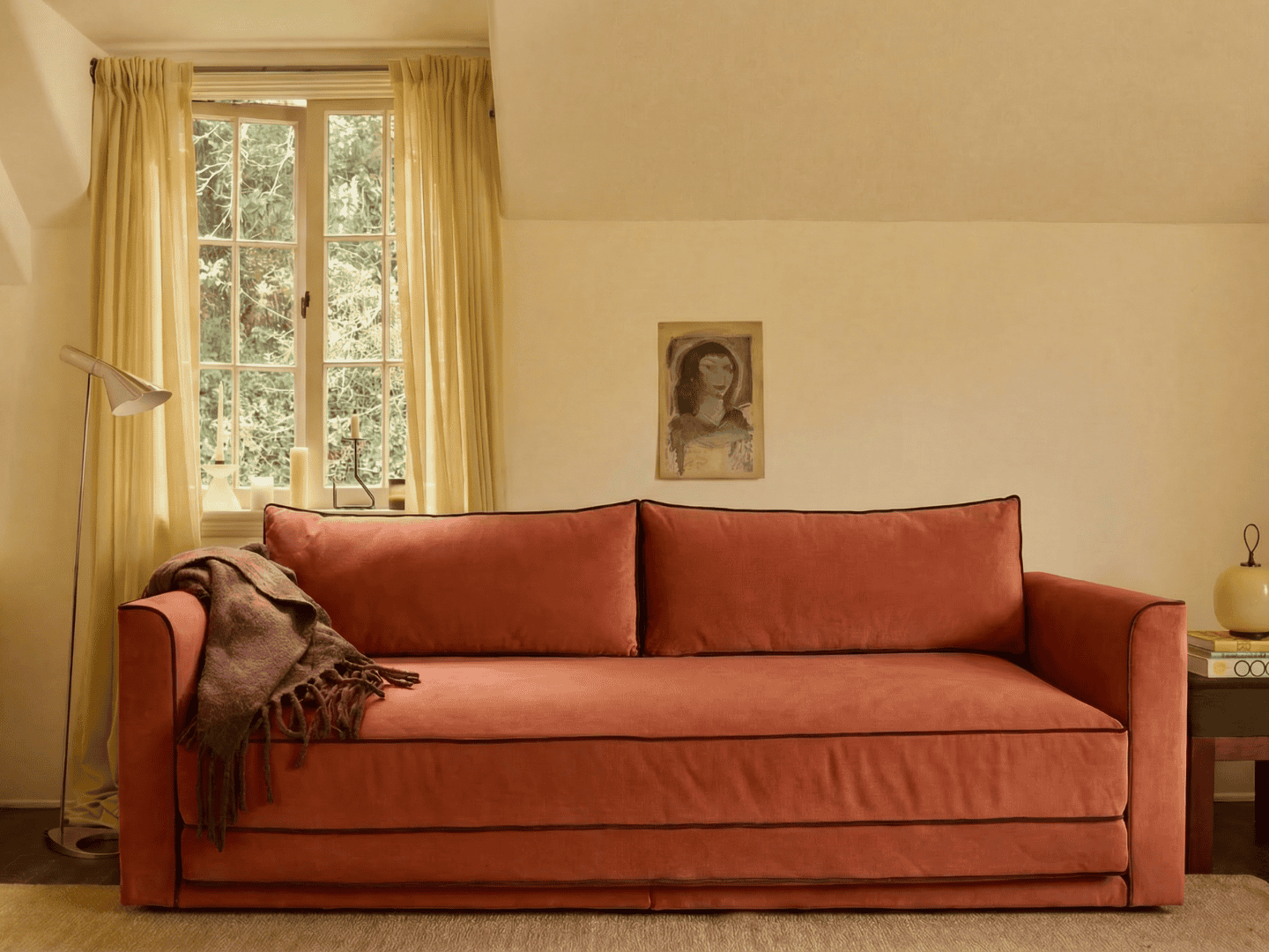 The Eclipse Sleeper Sofa | 90" | Recycled Velvet