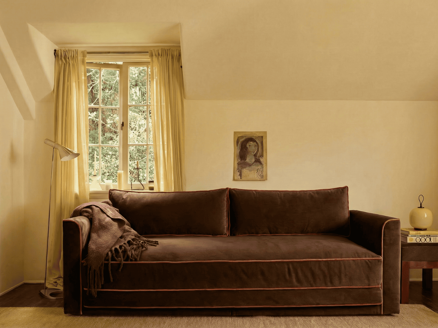 The Eclipse Sleeper Sofa | 90" | Recycled Velvet