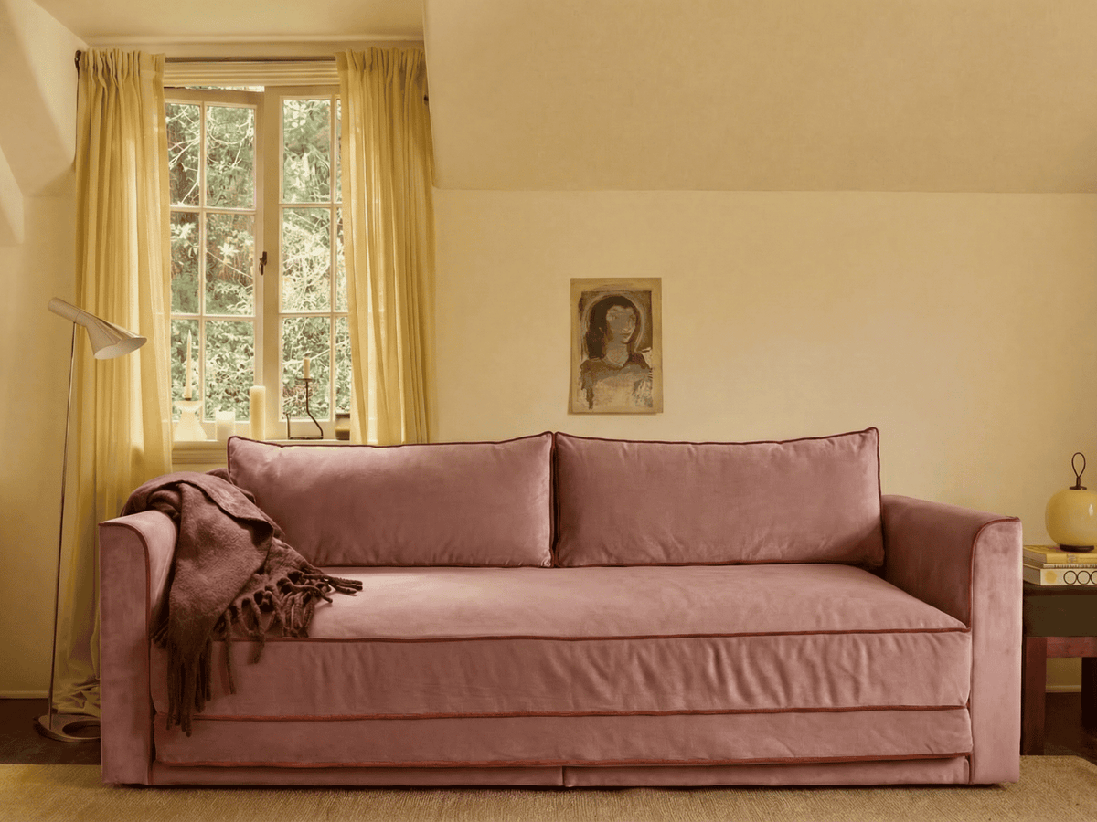 The Eclipse Sleeper Sofa | 90" | Recycled Velvet