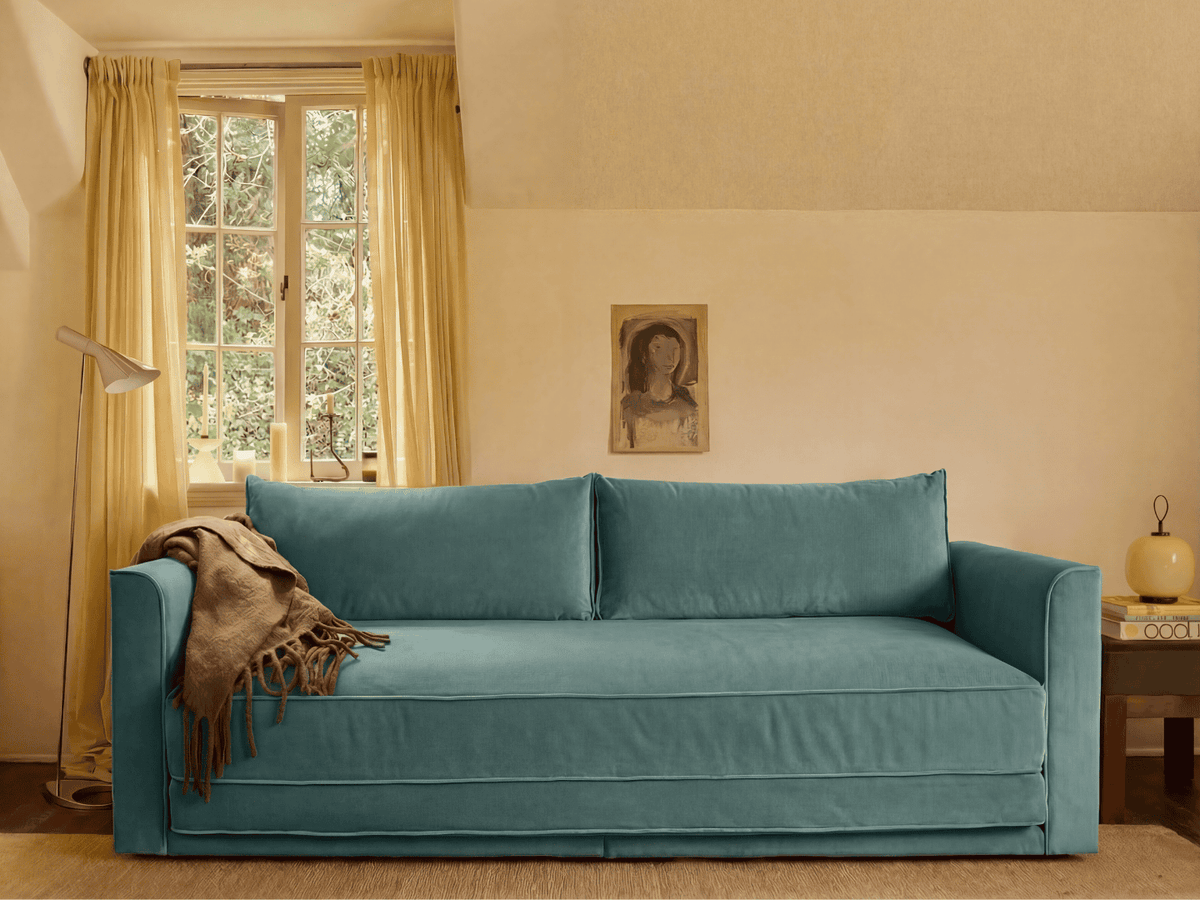 The Eclipse Sleeper Sofa | 90" | Recycled Velvet