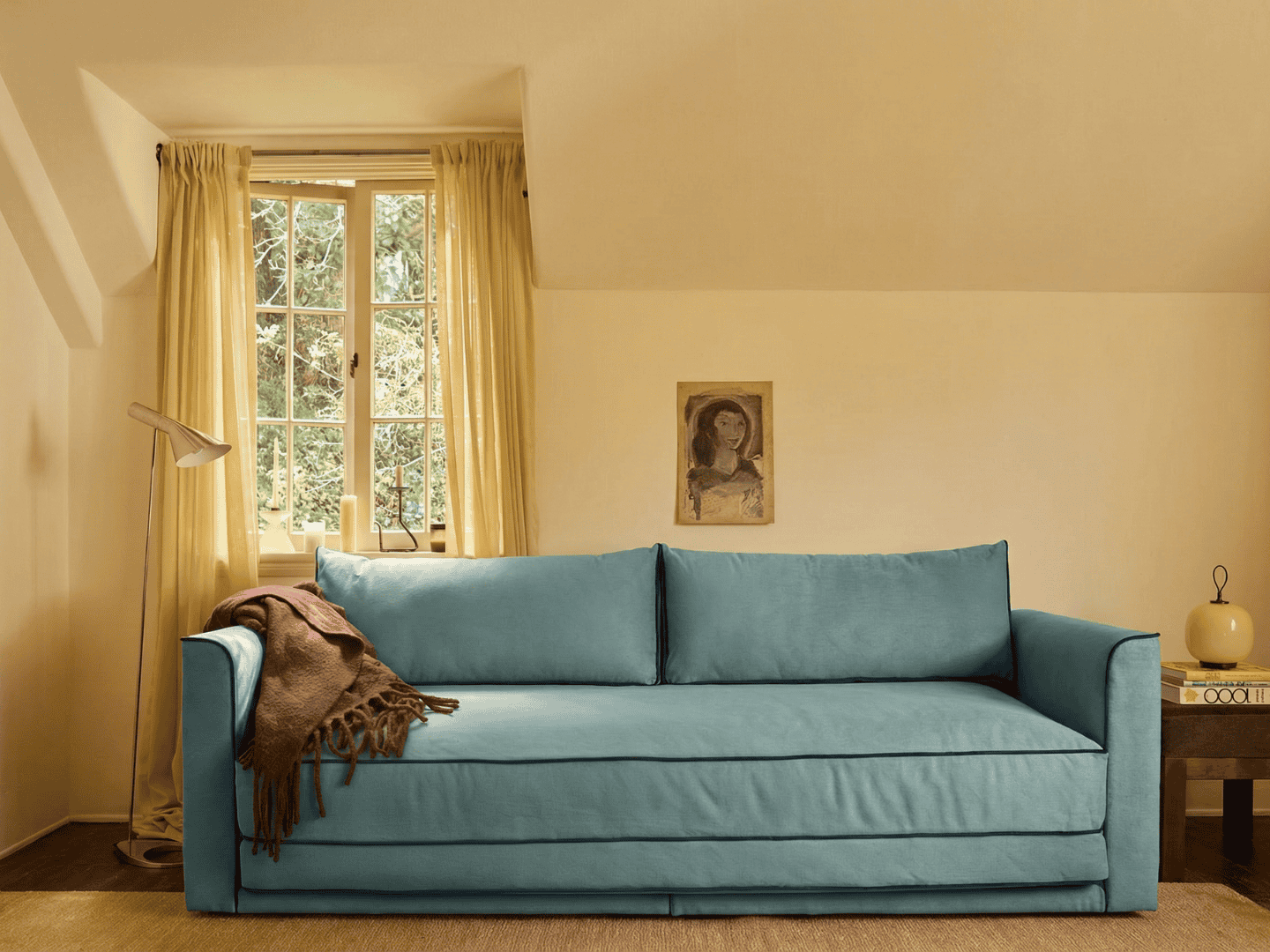 The Eclipse Sleeper Sofa | 90" | Recycled Velvet