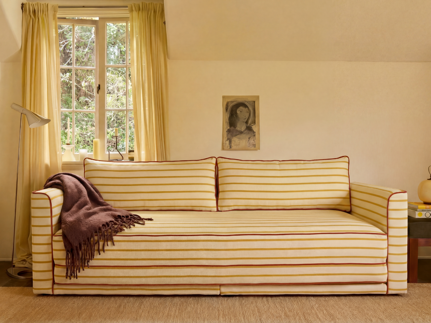 The Eclipse Sleeper Sofa | 90" | Hemp Blend