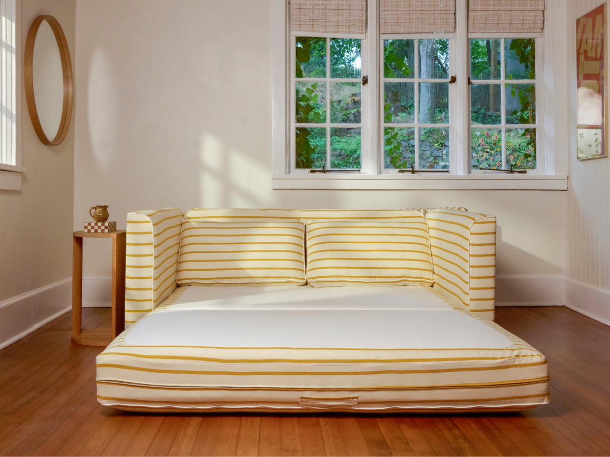 The Eclipse Sleeper Sofa | Recycled Velvet