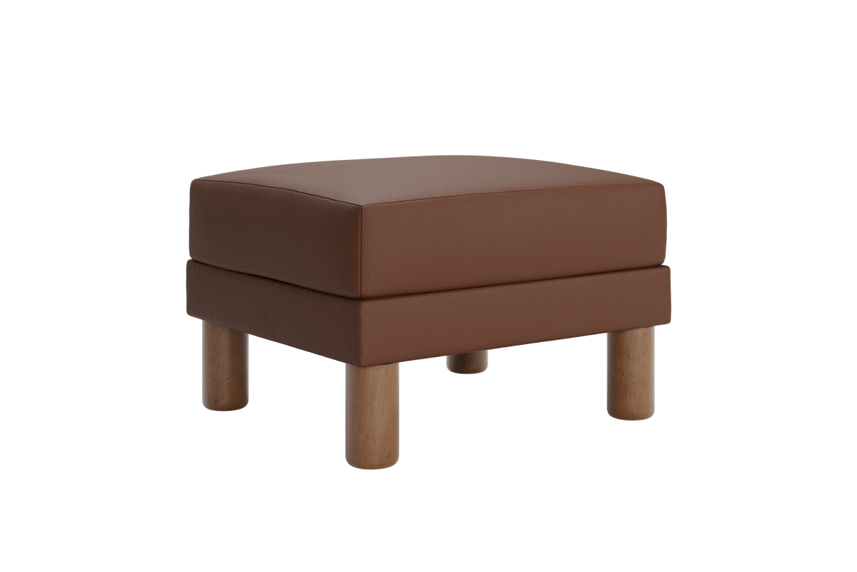 The Essential Ottoman | Cactus Leather