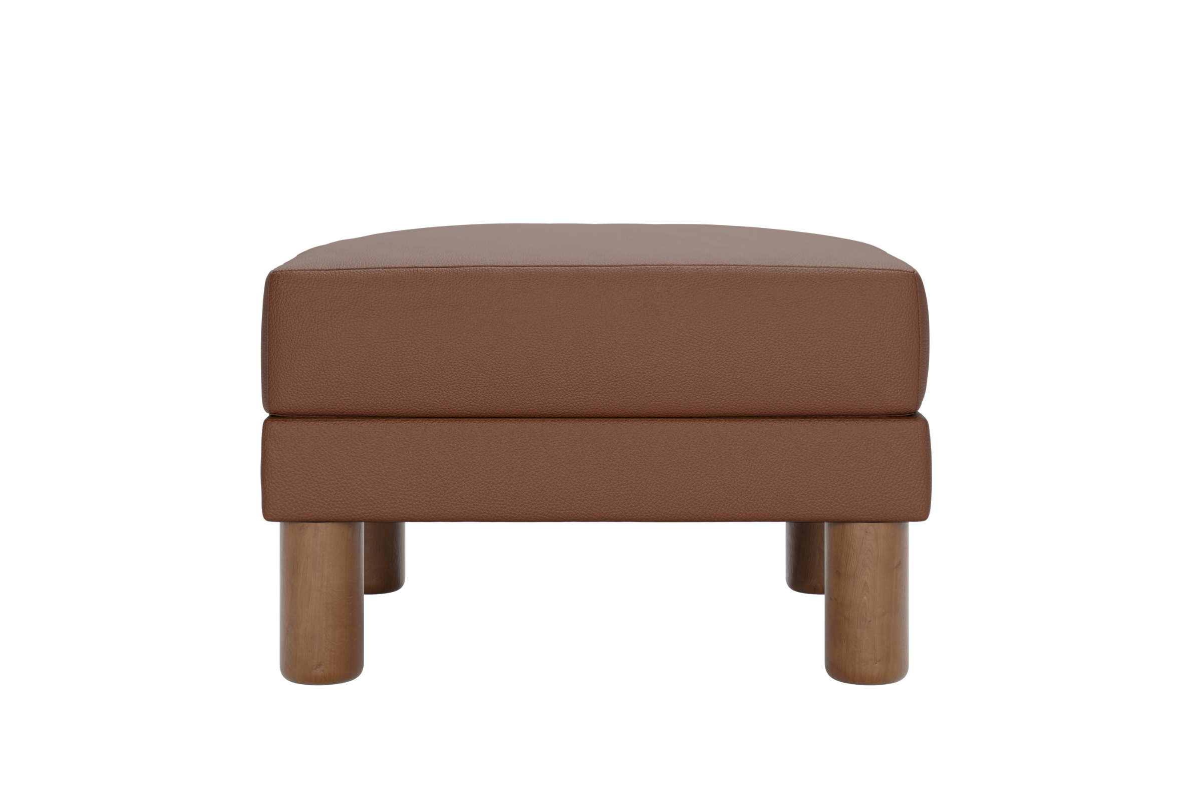 The Essential Ottoman | Cactus Leather