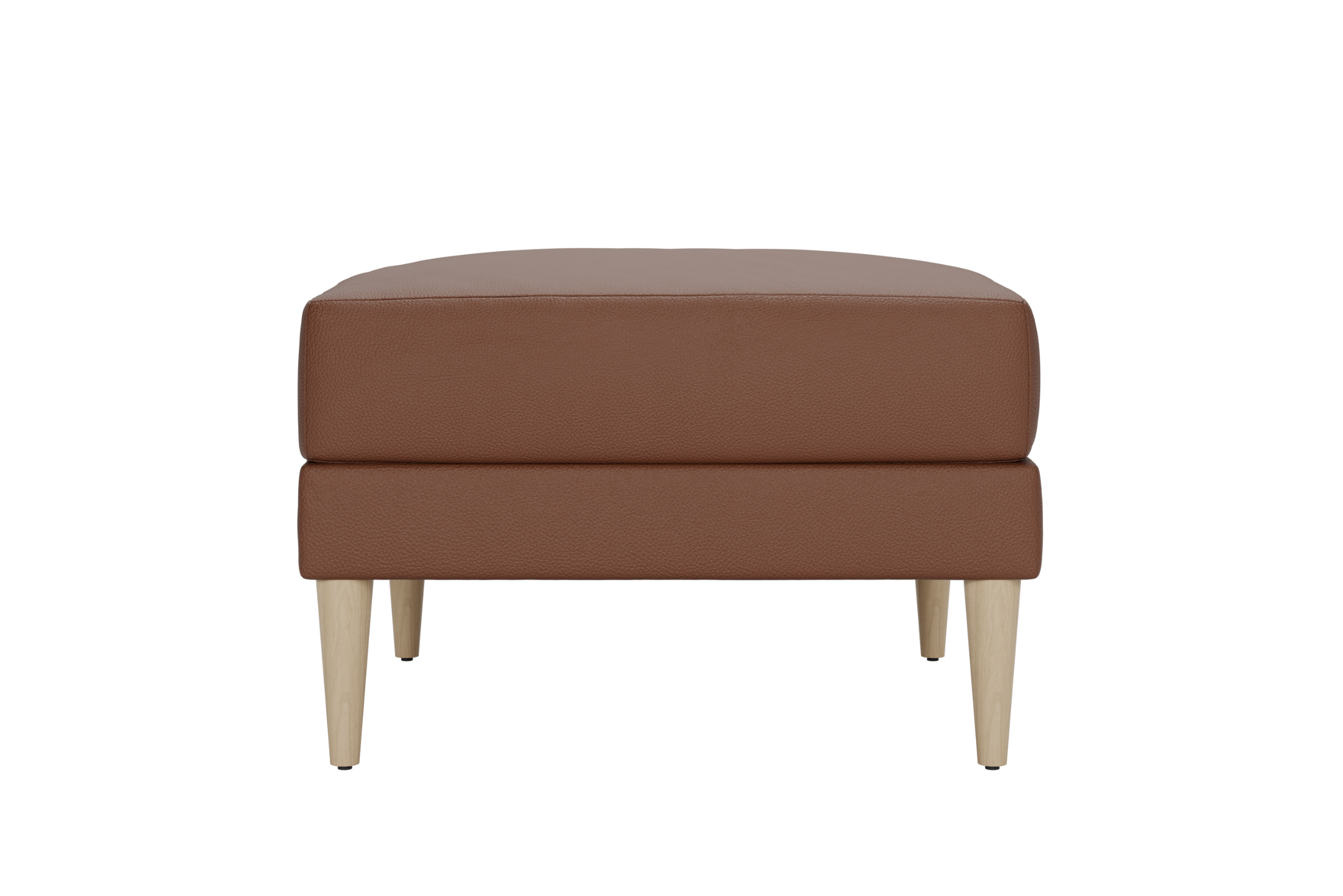 The Essential Ottoman | Cactus Leather