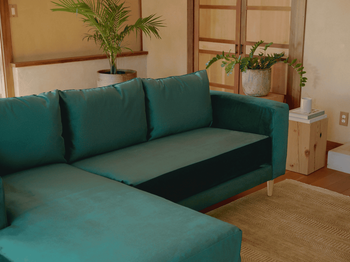 The Essential Sectional | Recycled Velvet