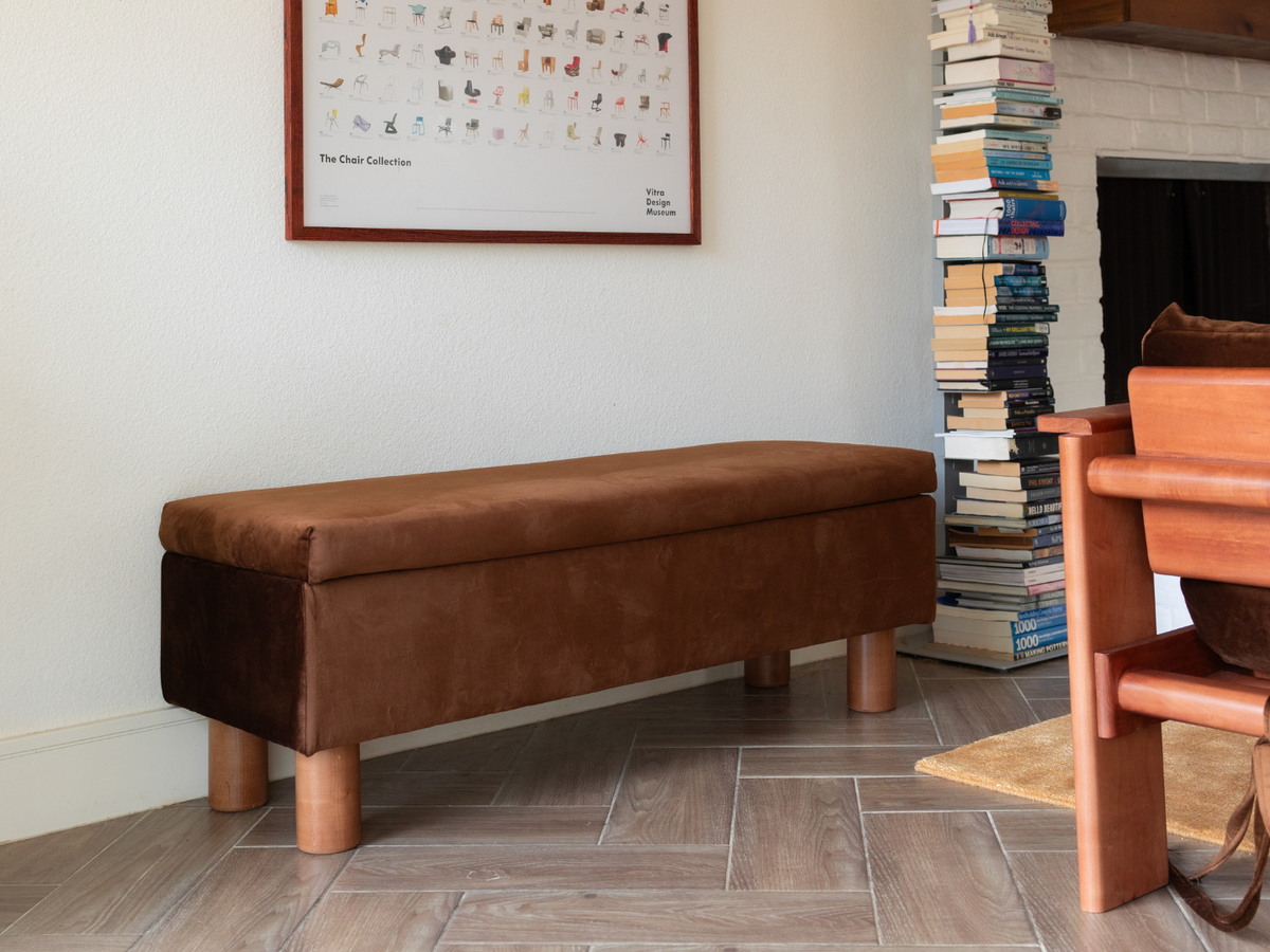 The Essential Storage Bench | Hemp Blend