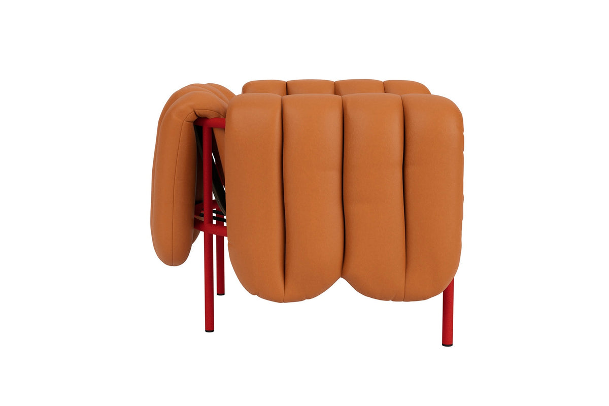 Puffy Lounge Chair | Red Base
