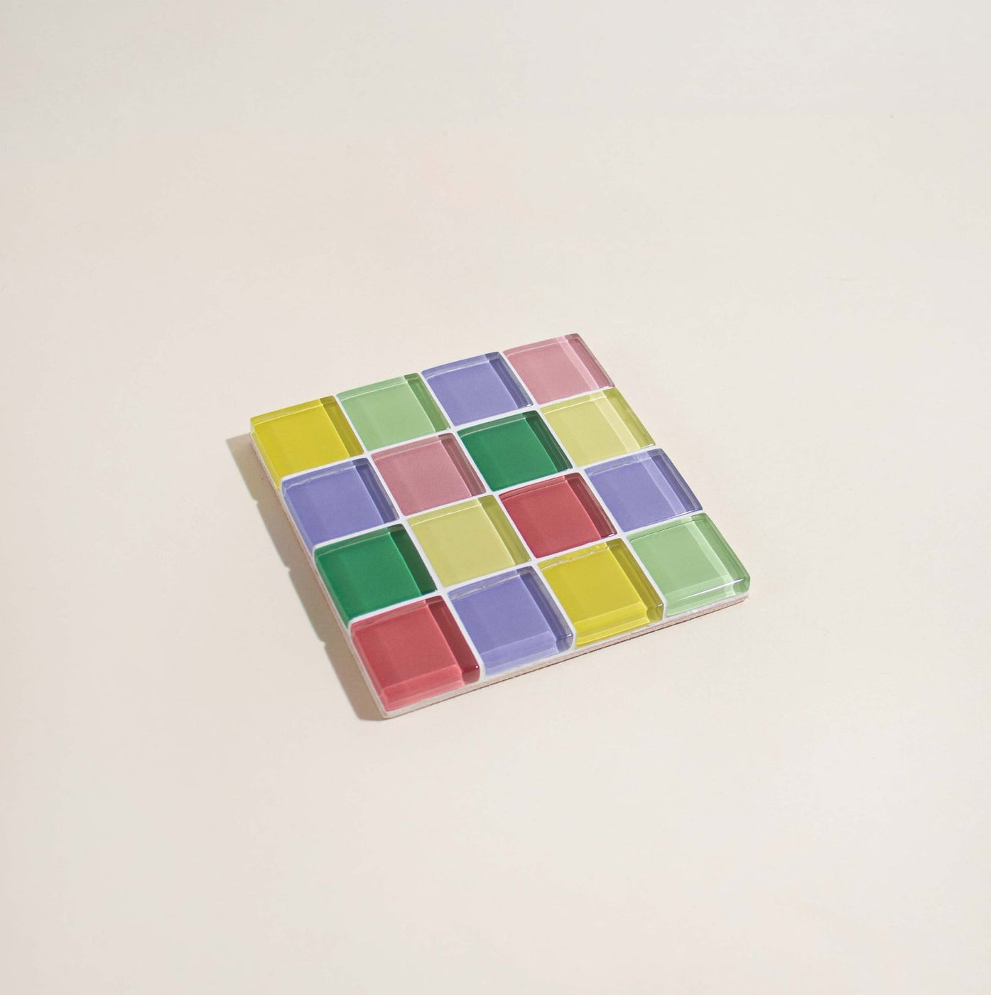 Glass Tile Coaster | The Summer Sprinkles