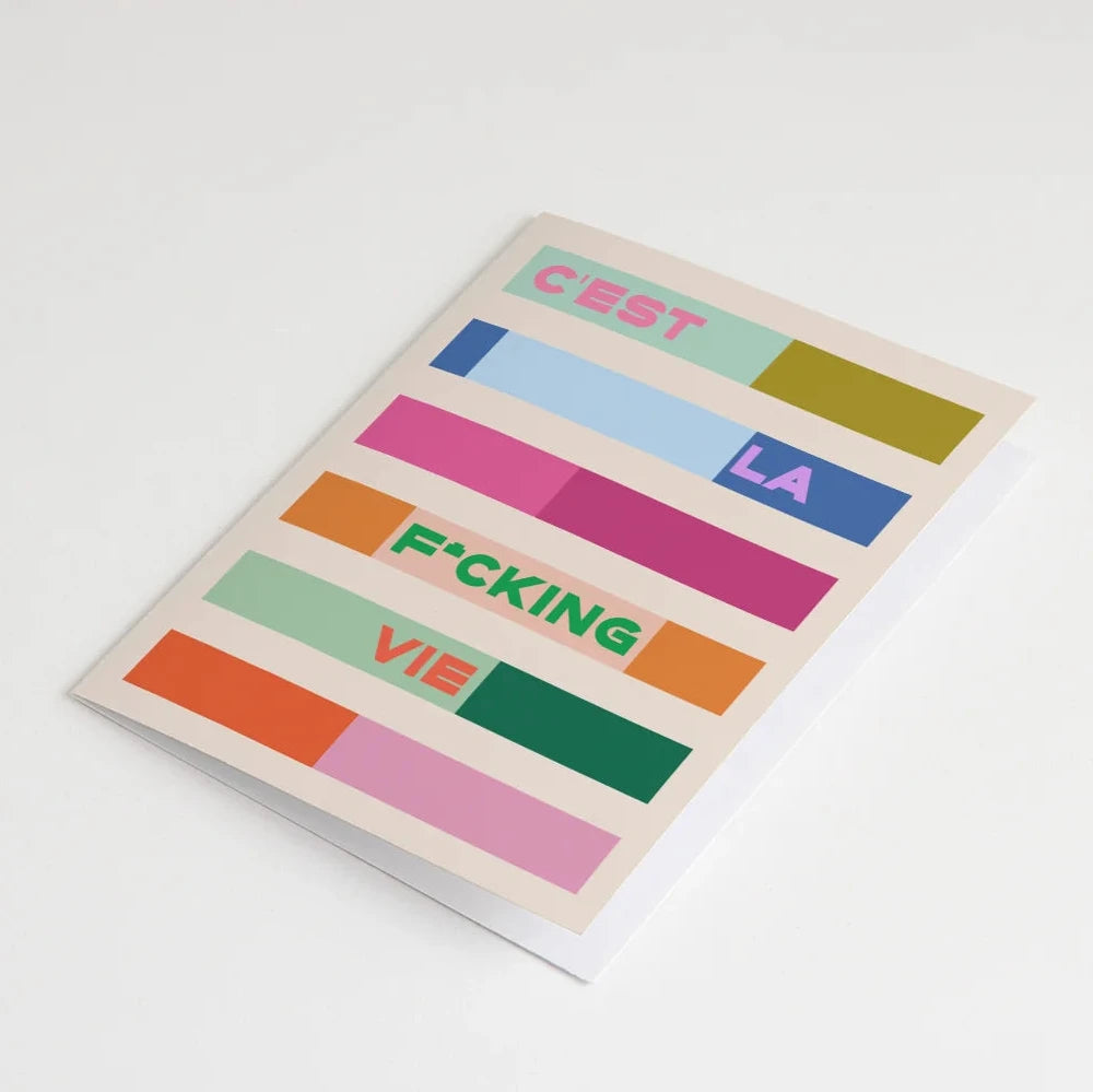 C'est La F*cking Vie | Greeting Card