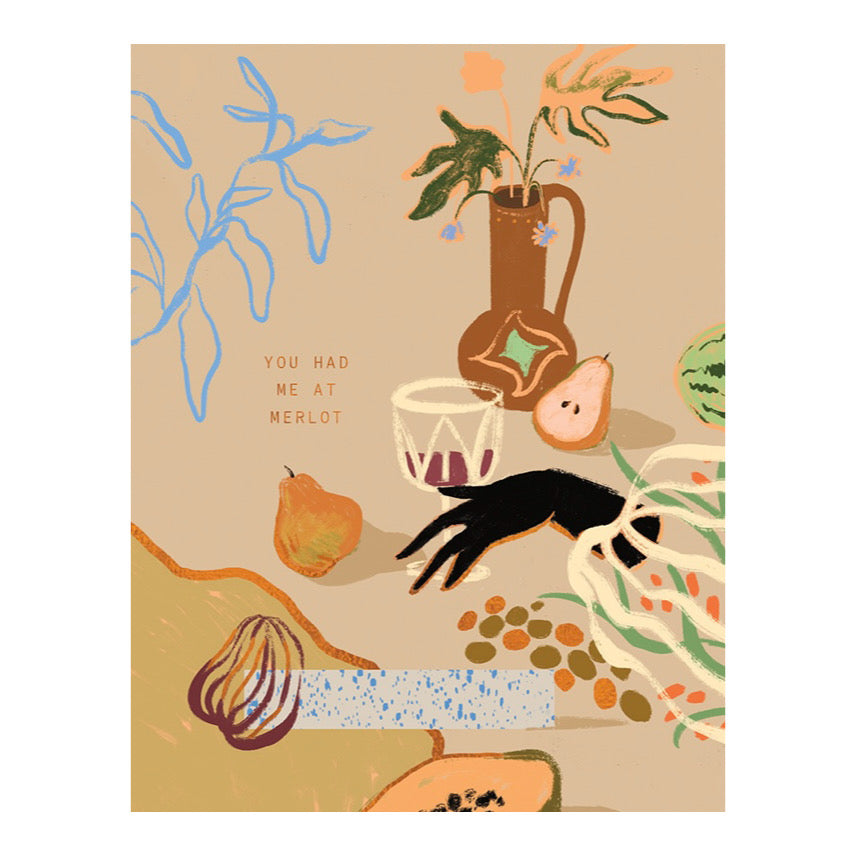 You Had Me At Merlot | Greeting Card