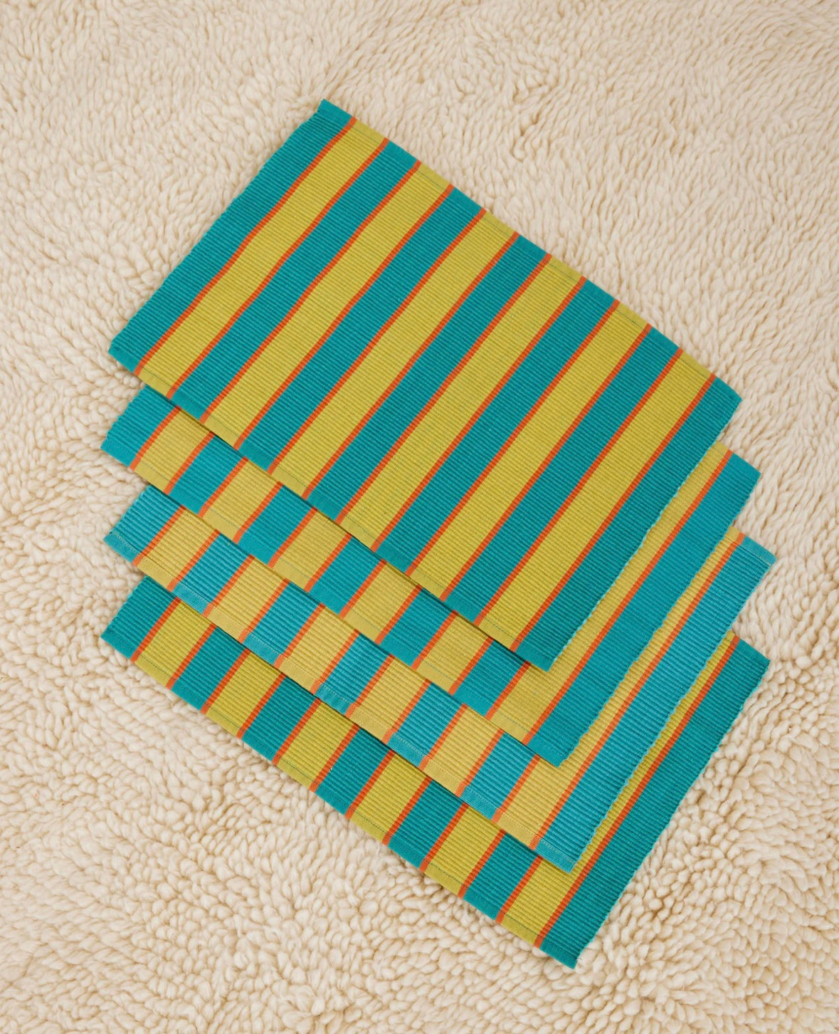 Stripe Placemats - Parmesan
