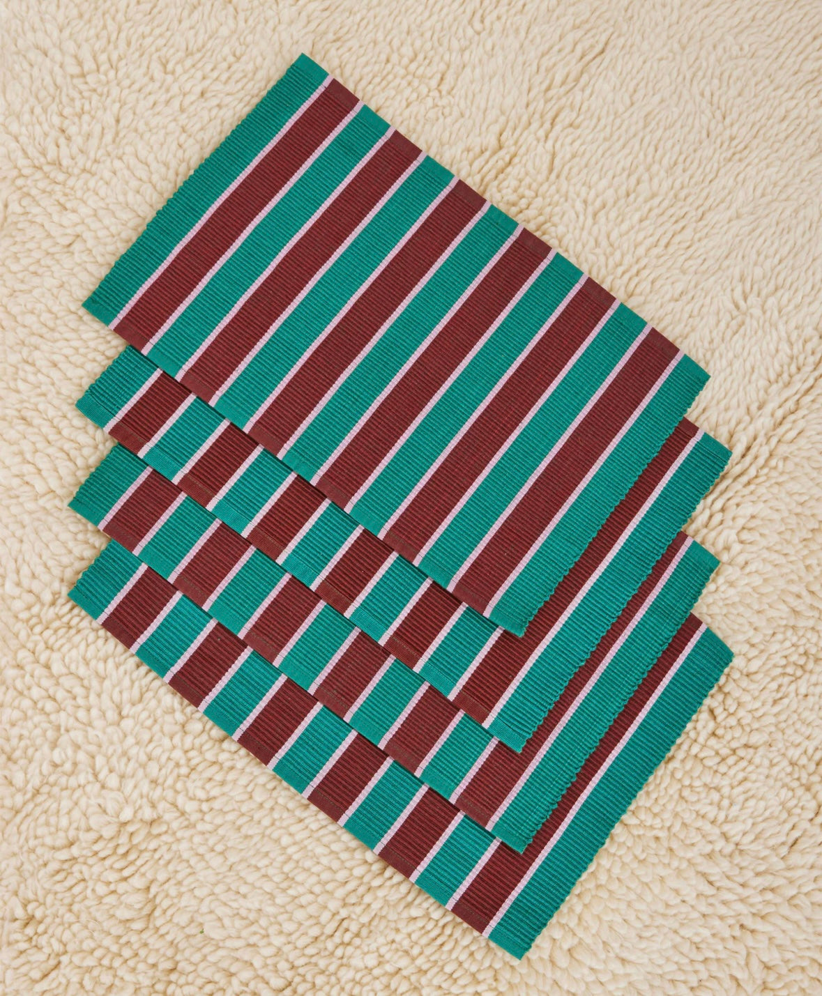 Stripe Placemats - Porcini