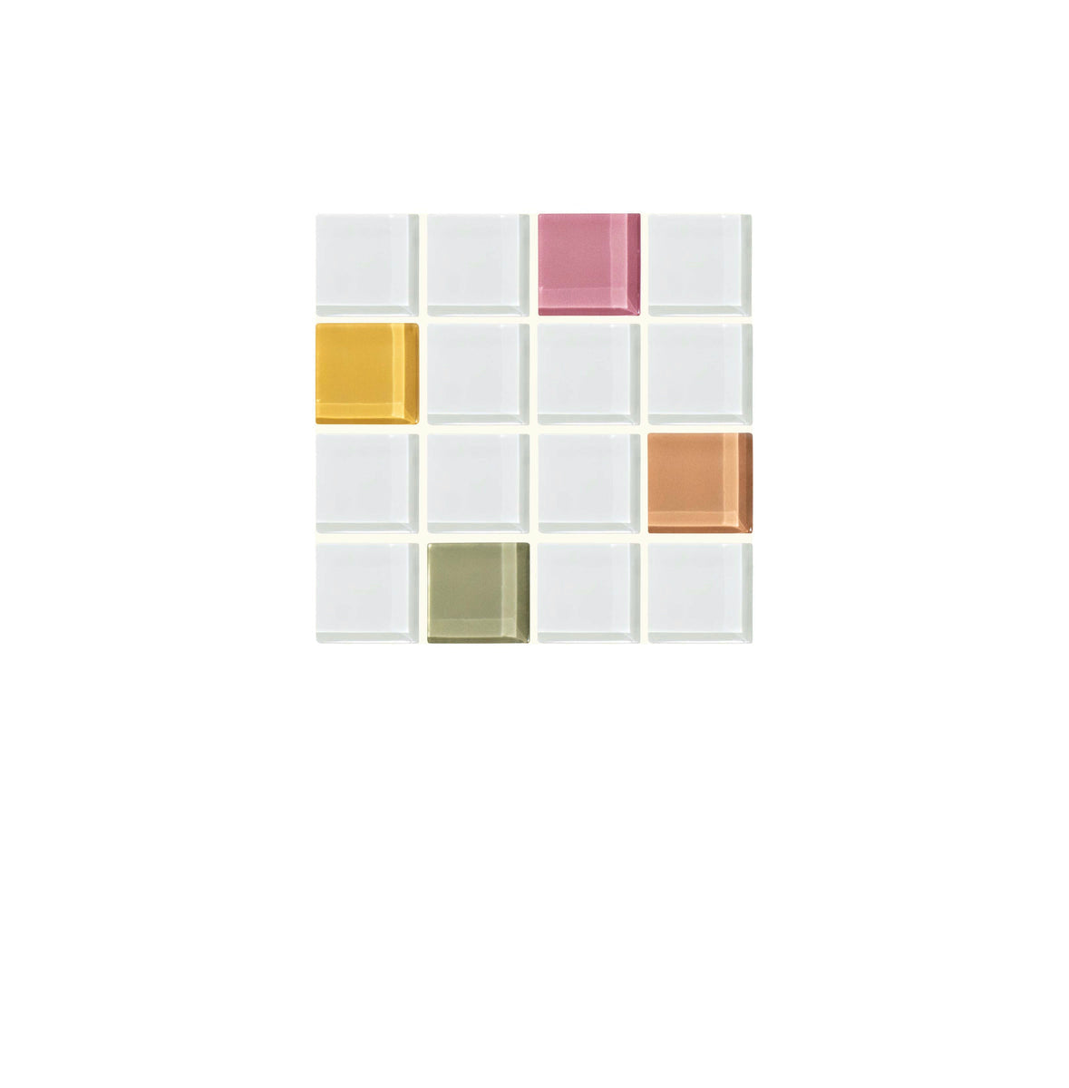 Glass Tile Coaster - Randomness no. 2