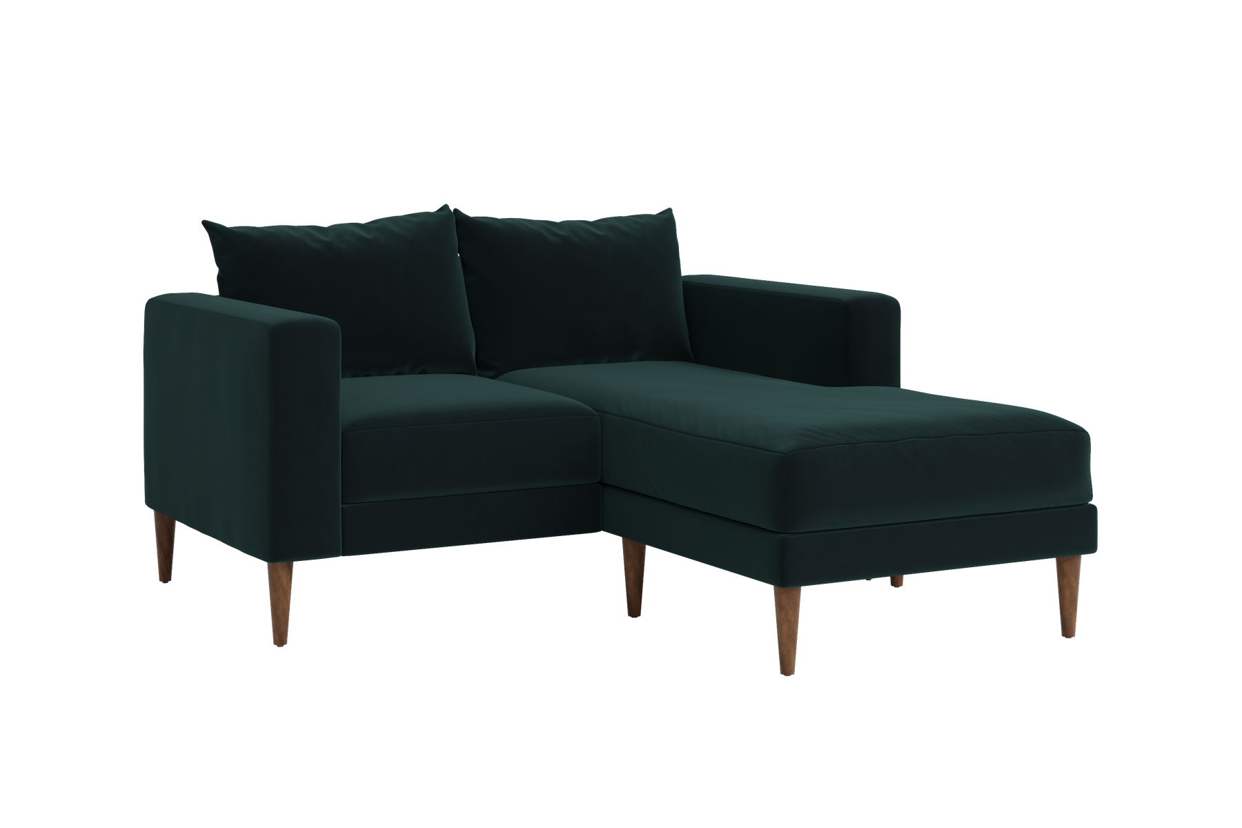 The Essential Loveseat Sectional | Recycled Velvet