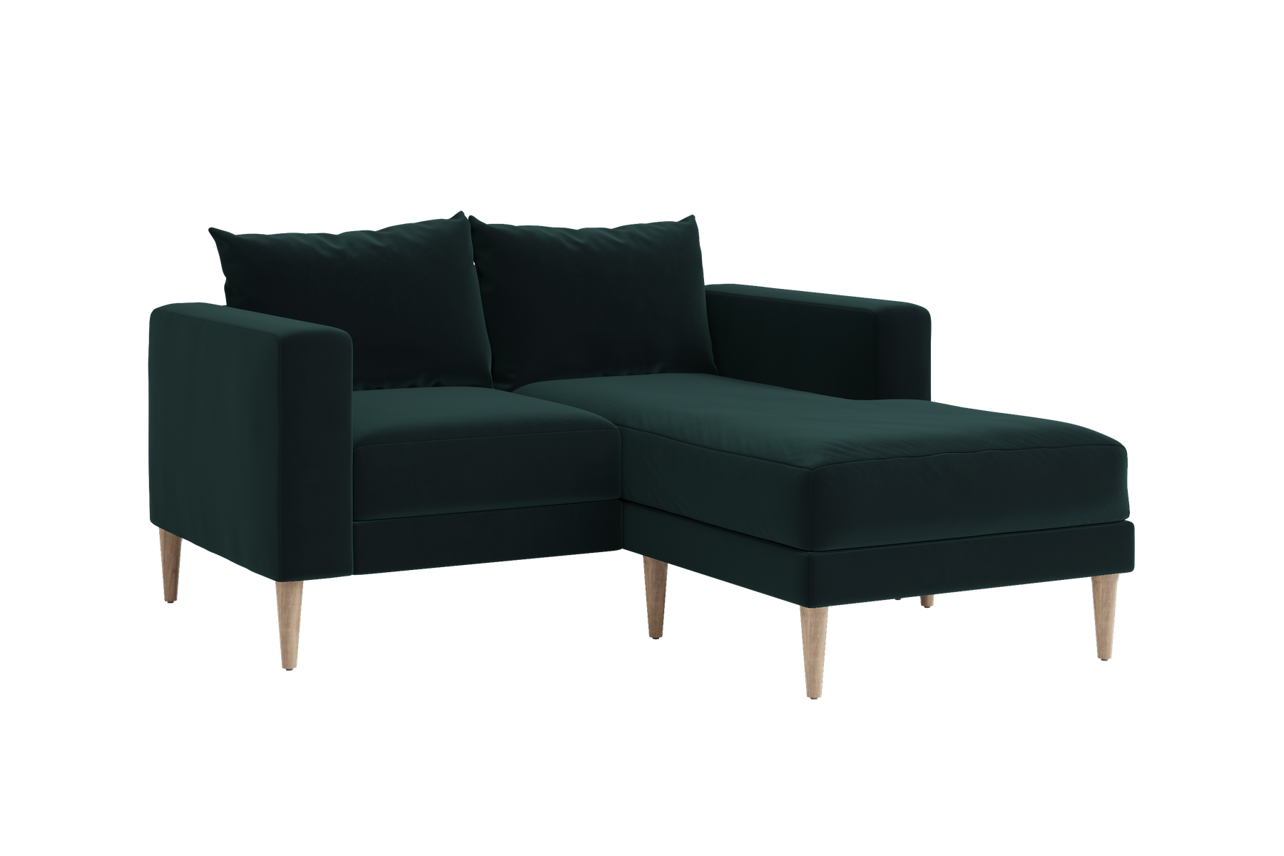 The Essential Loveseat Sectional | Recycled Velvet