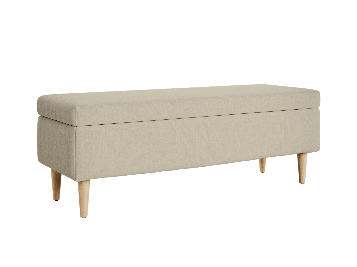 The Essential Storage Bench | Hemp Blend