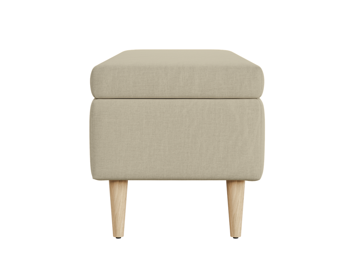 The Essential Storage Bench | Hemp Blend