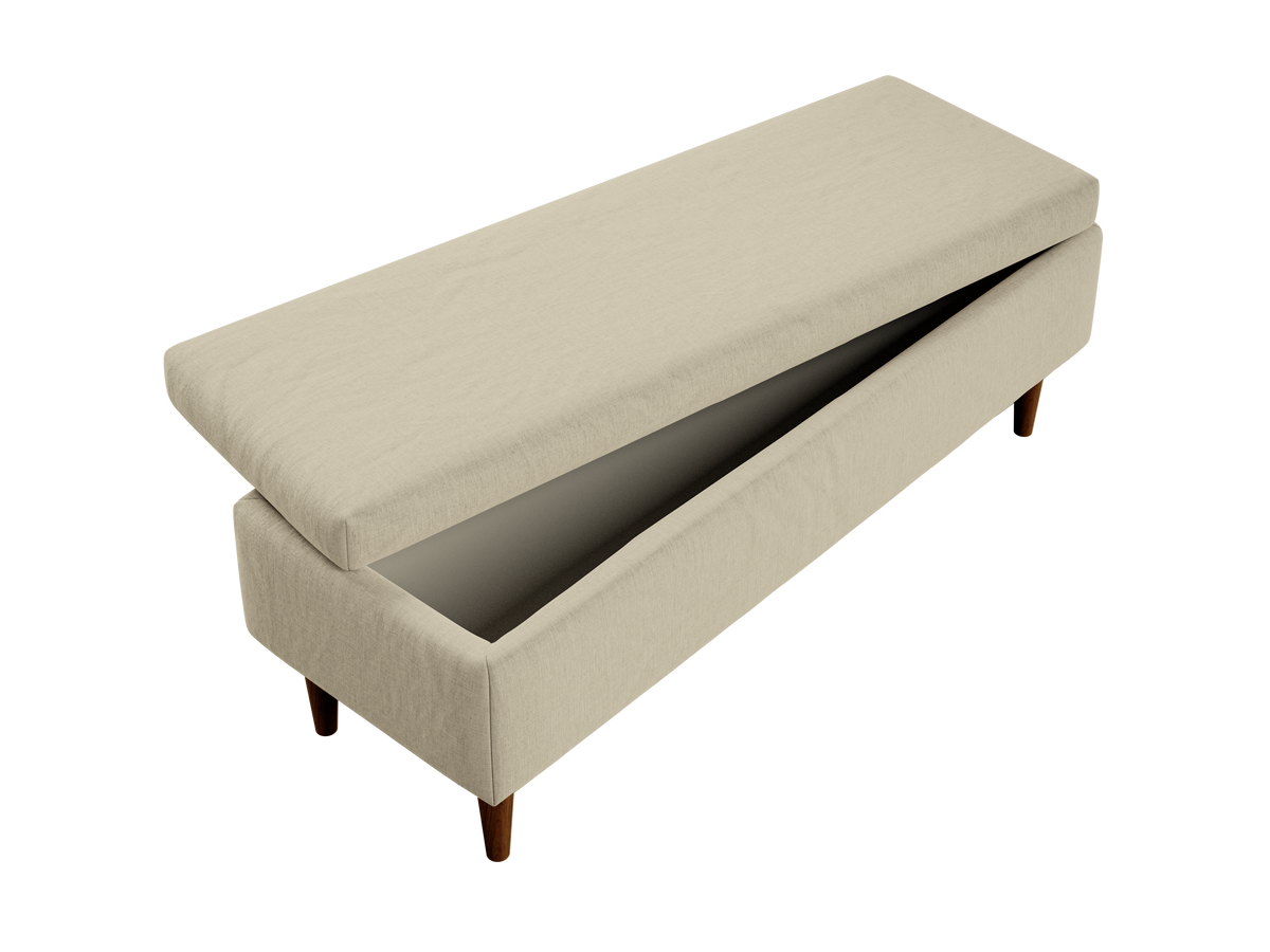 The Essential Storage Bench | Hemp Blend