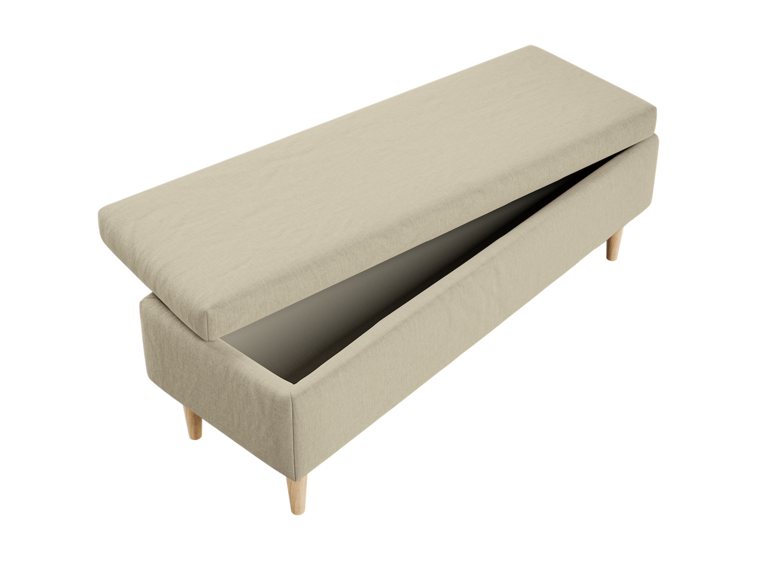 The Essential Storage Bench | Hemp Blend