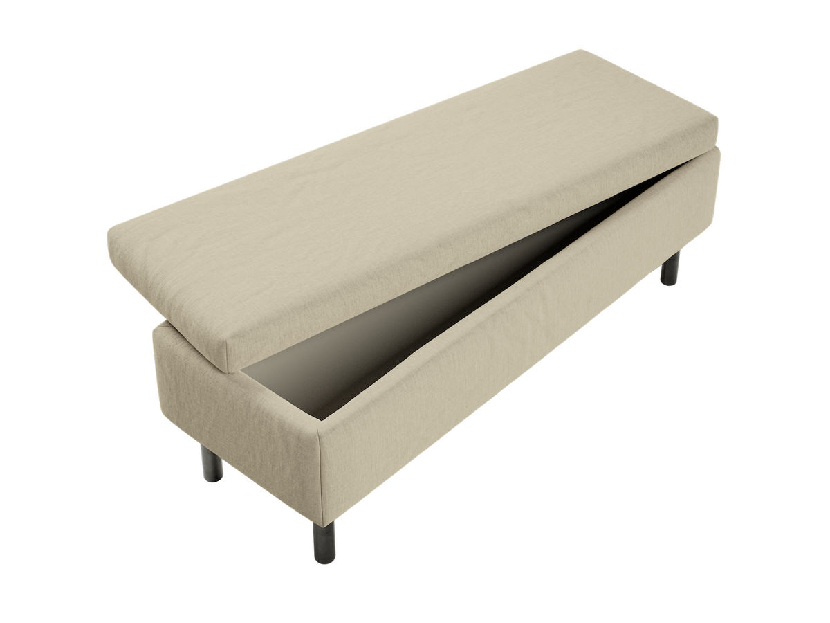 The Essential Storage Bench | Hemp Blend