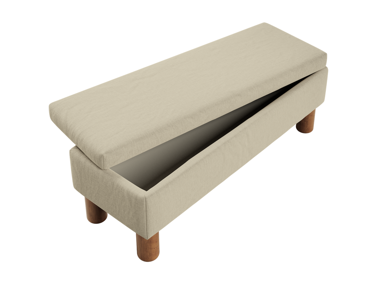 The Essential Storage Bench | Hemp Blend