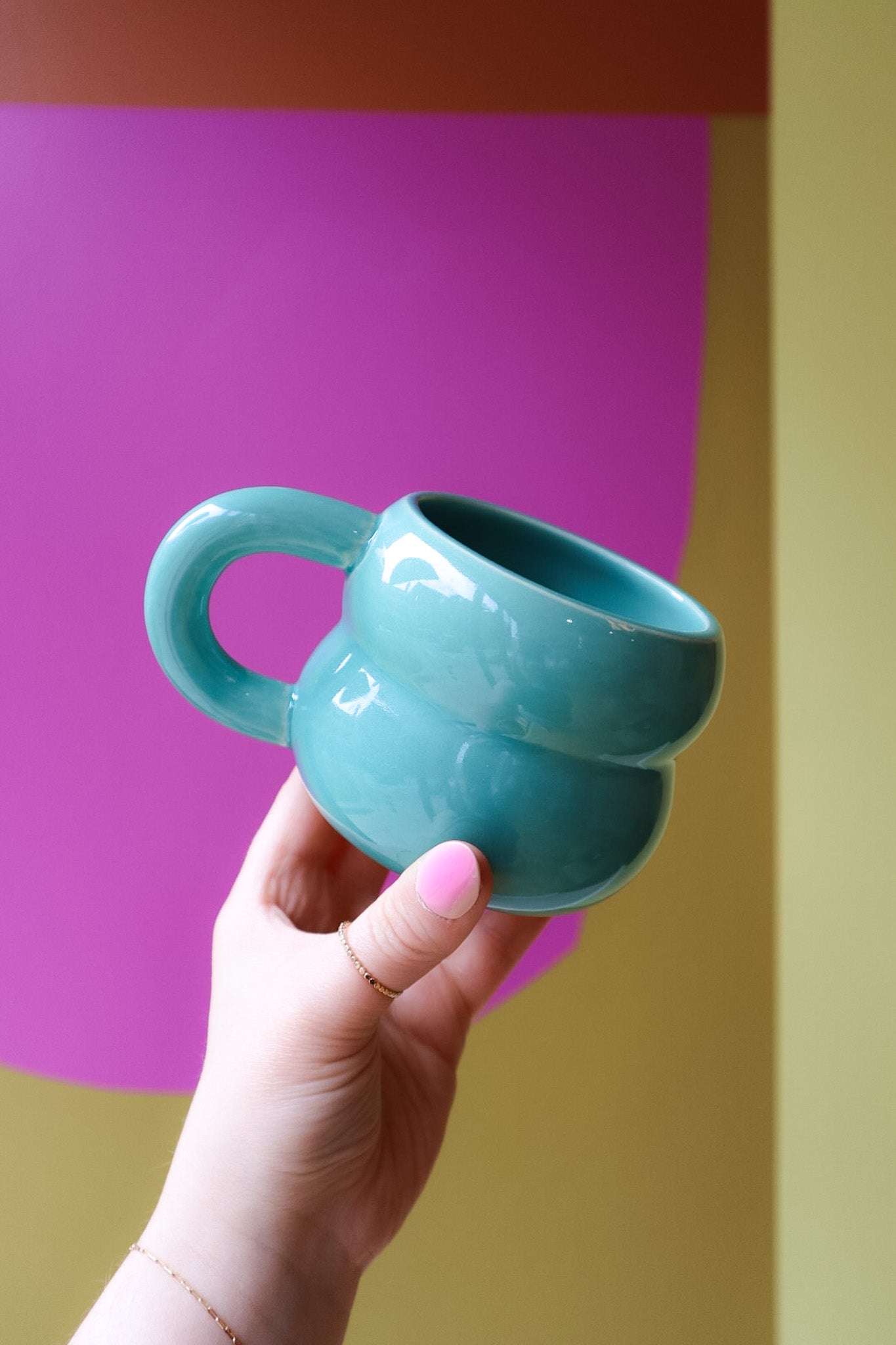 Teal Ripple Mug