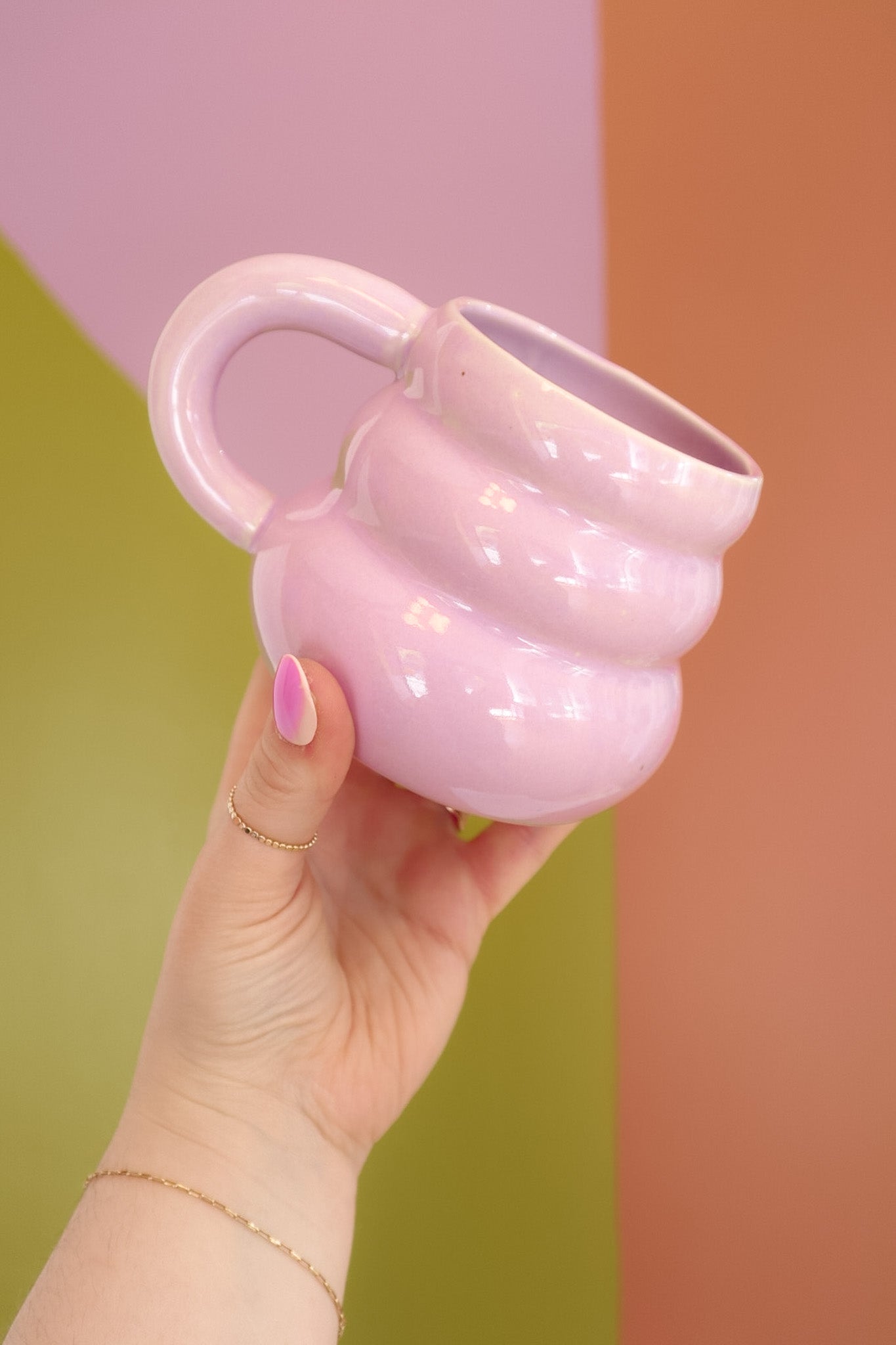 Lavender Ripple Mug