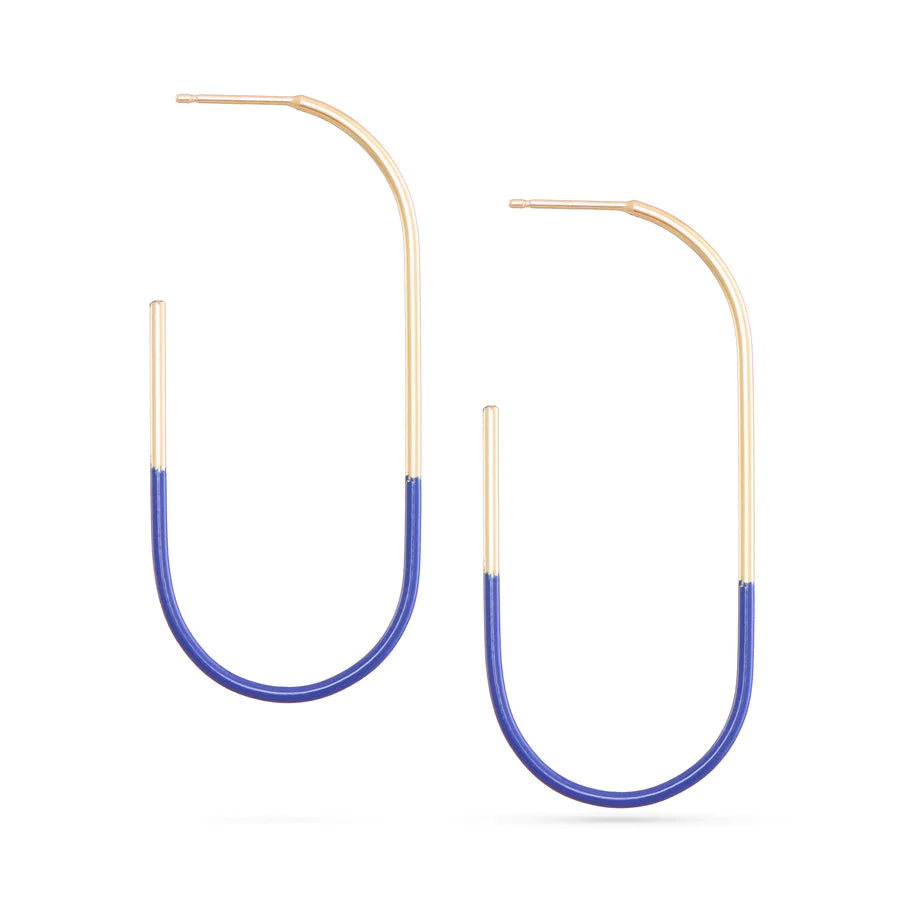 Dipped Tulip Hoops