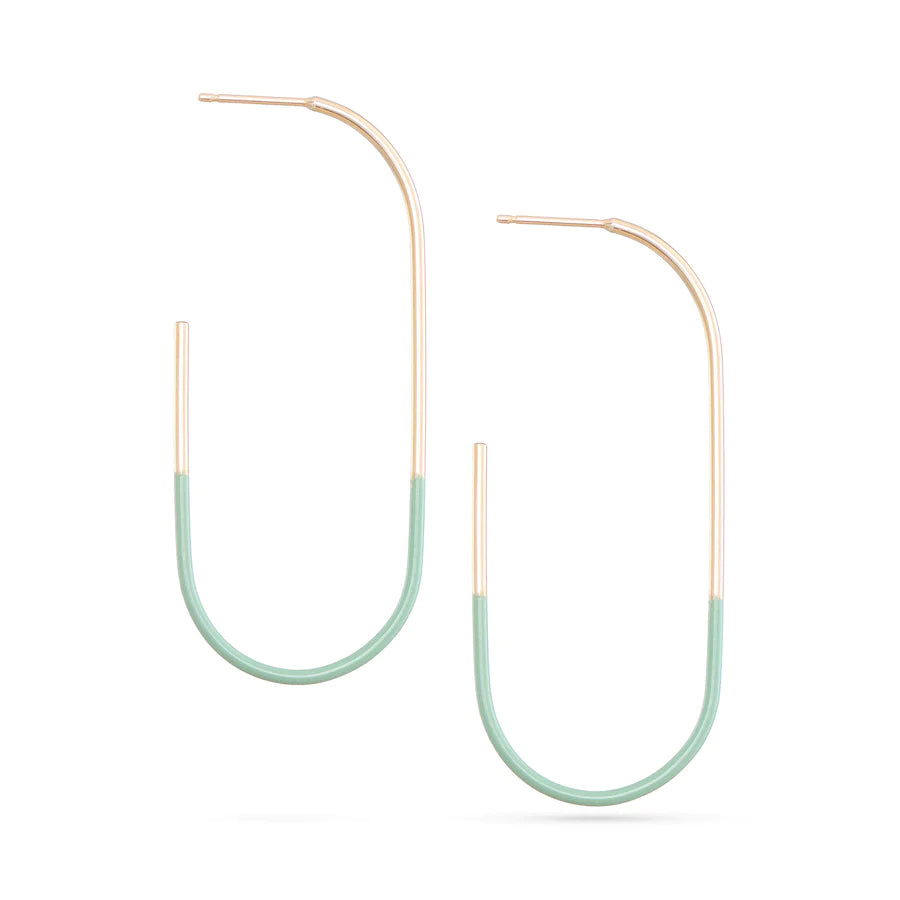 Dipped Tulip Hoops