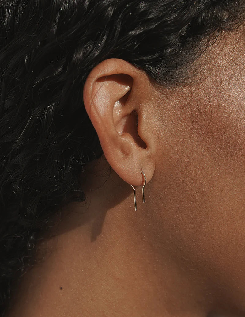 Tiny Latch Earrings