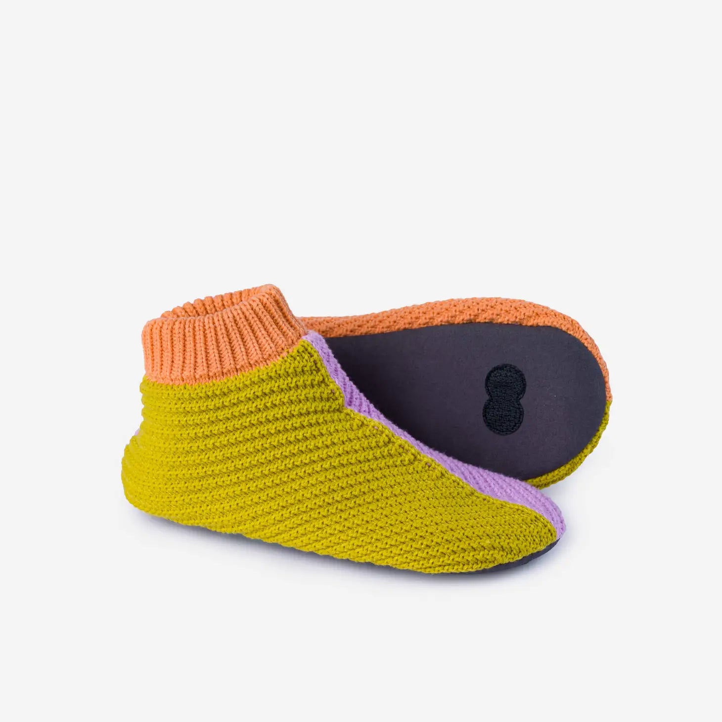 Mismatch Colorblock Rib Slipper