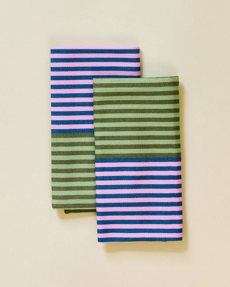 Duo Stripe Napkins | Mixed Set