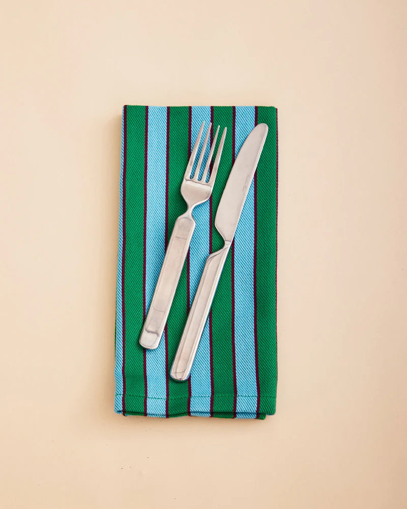 Herb Stripe Napkins - Thyme