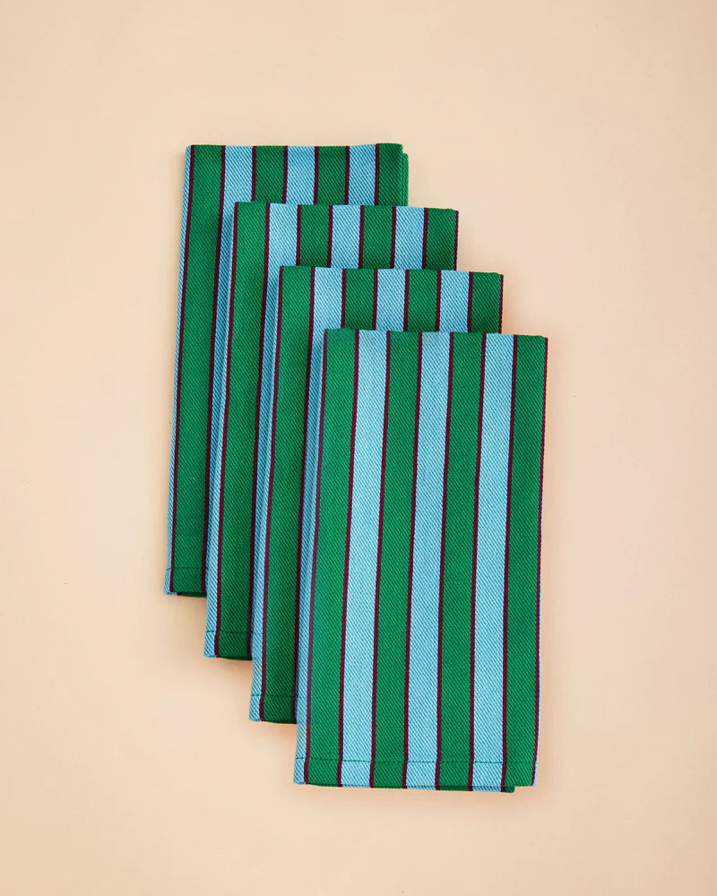 Herb Stripe Napkins - Thyme
