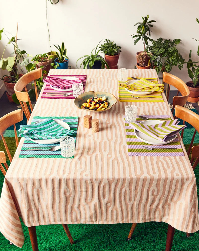 Herb Stripe Placemats - Mixed Set