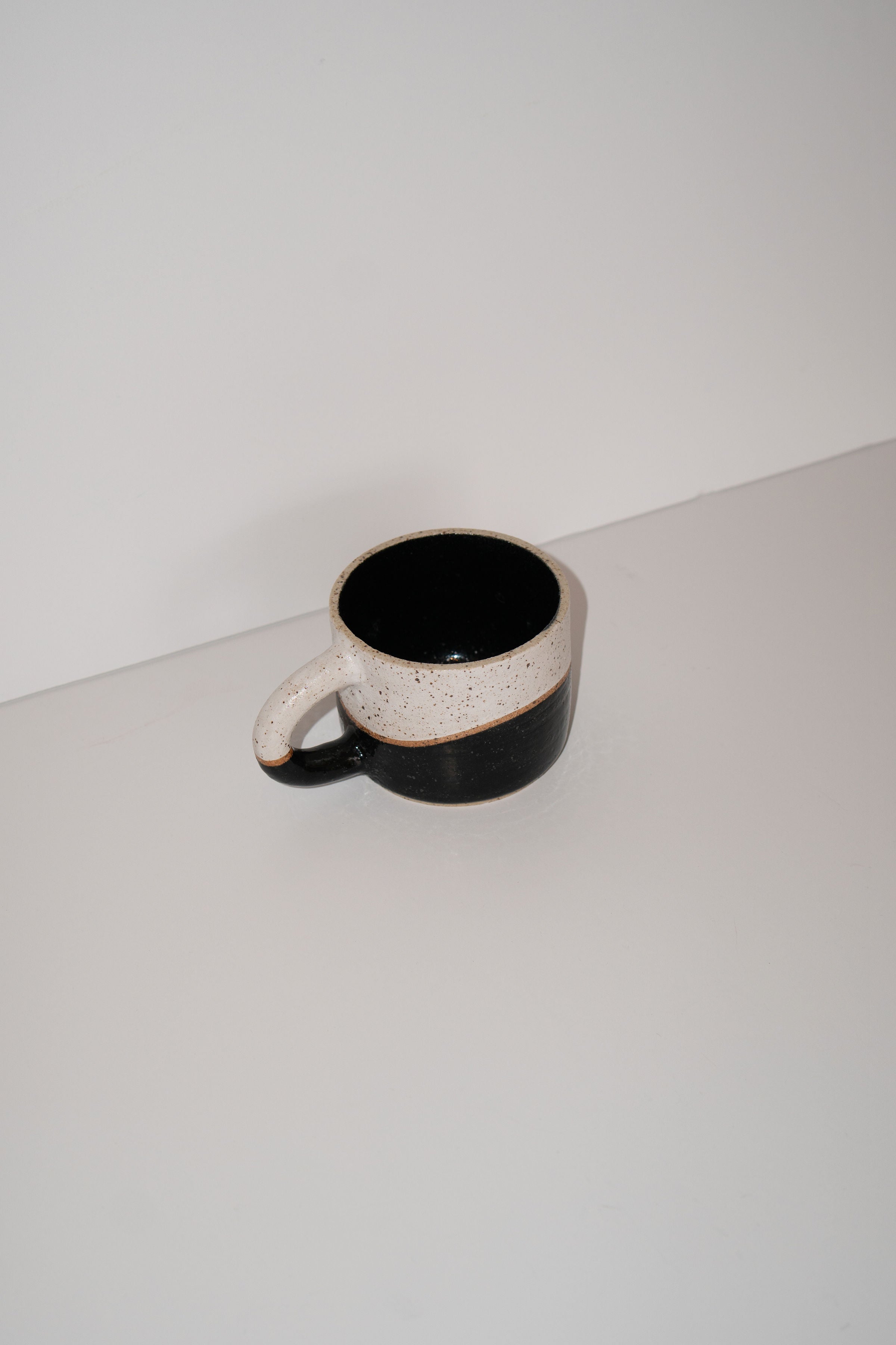 Ceramic Mug: White & Black