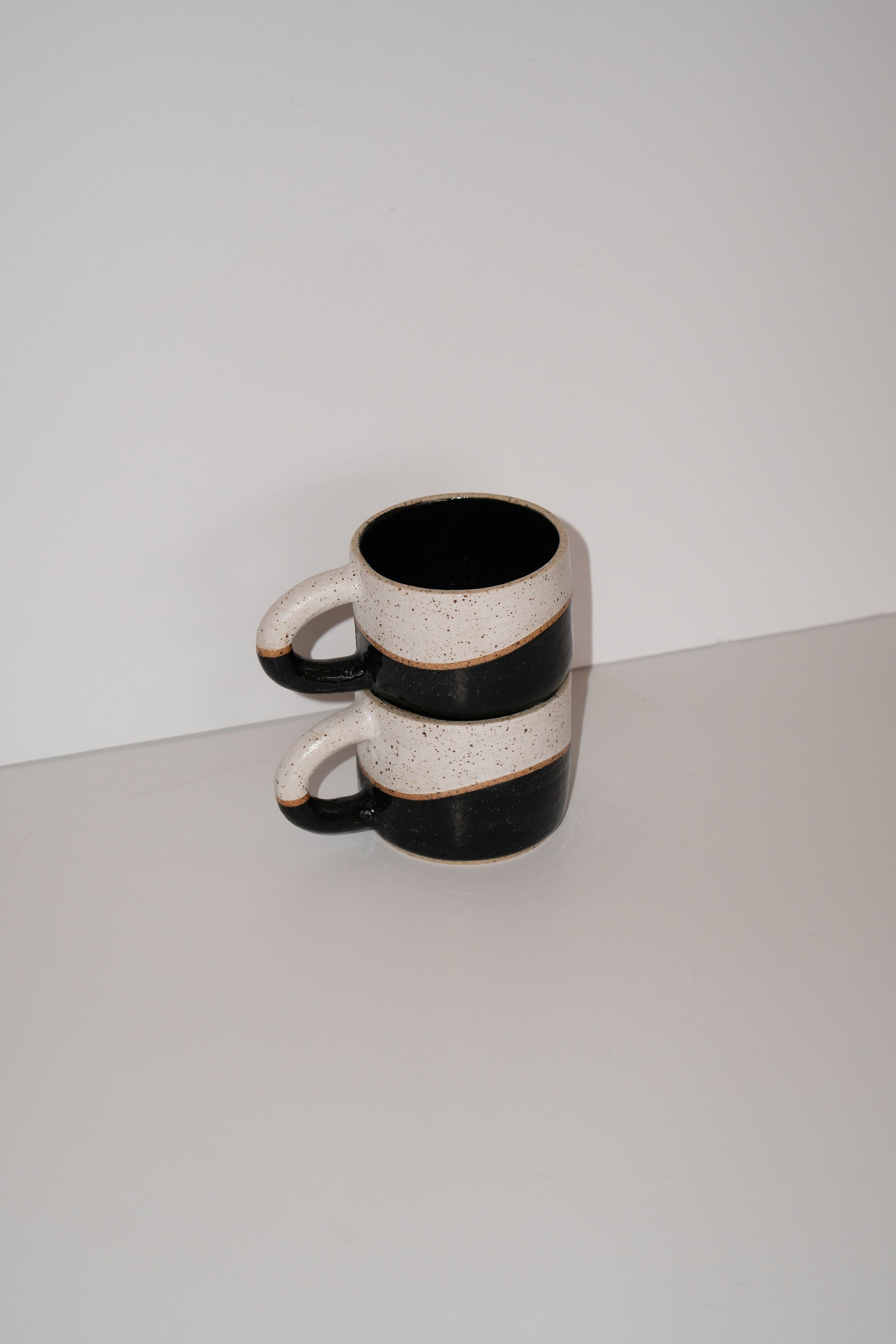 Ceramic Mug: White & Black