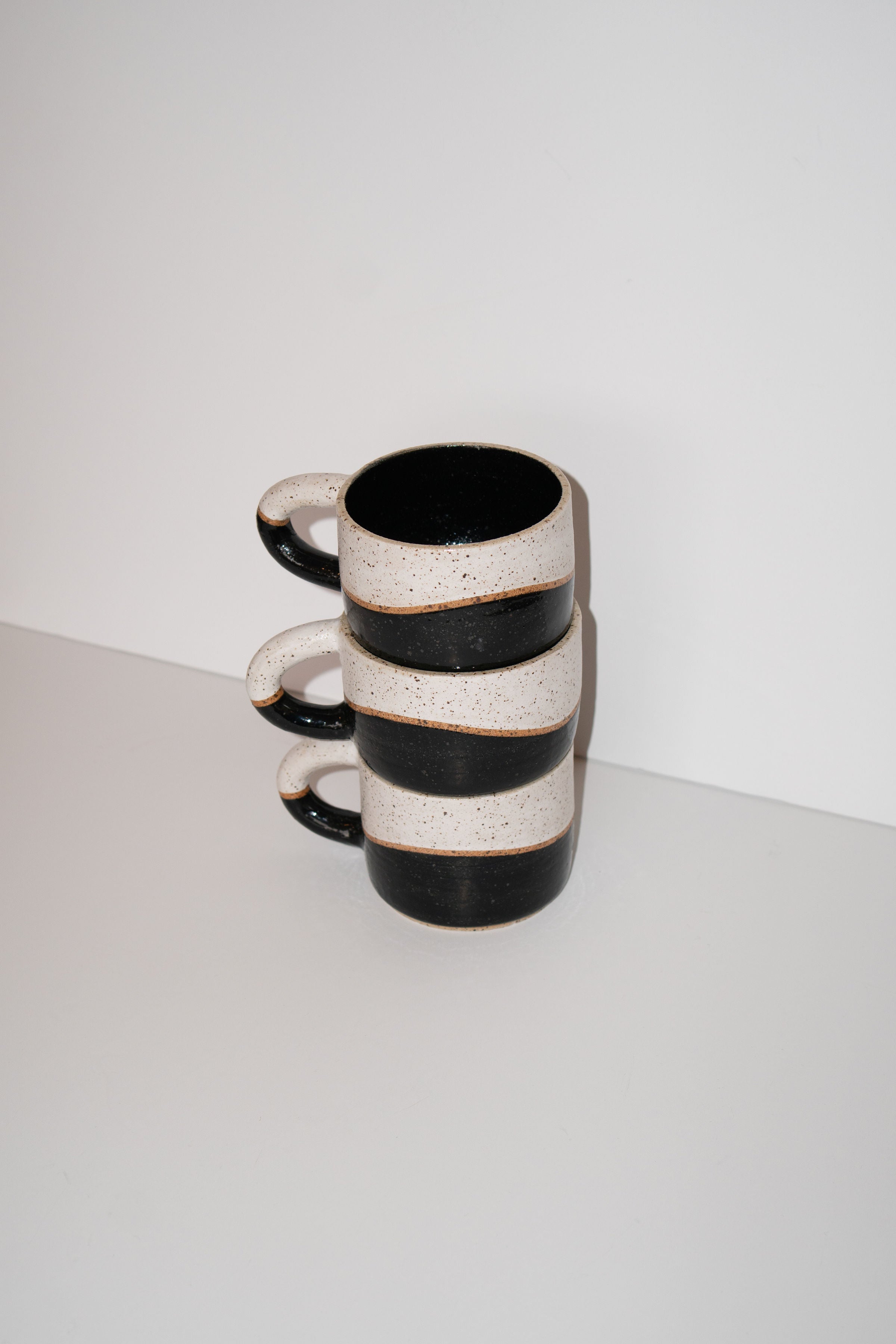 Ceramic Mug: White & Black