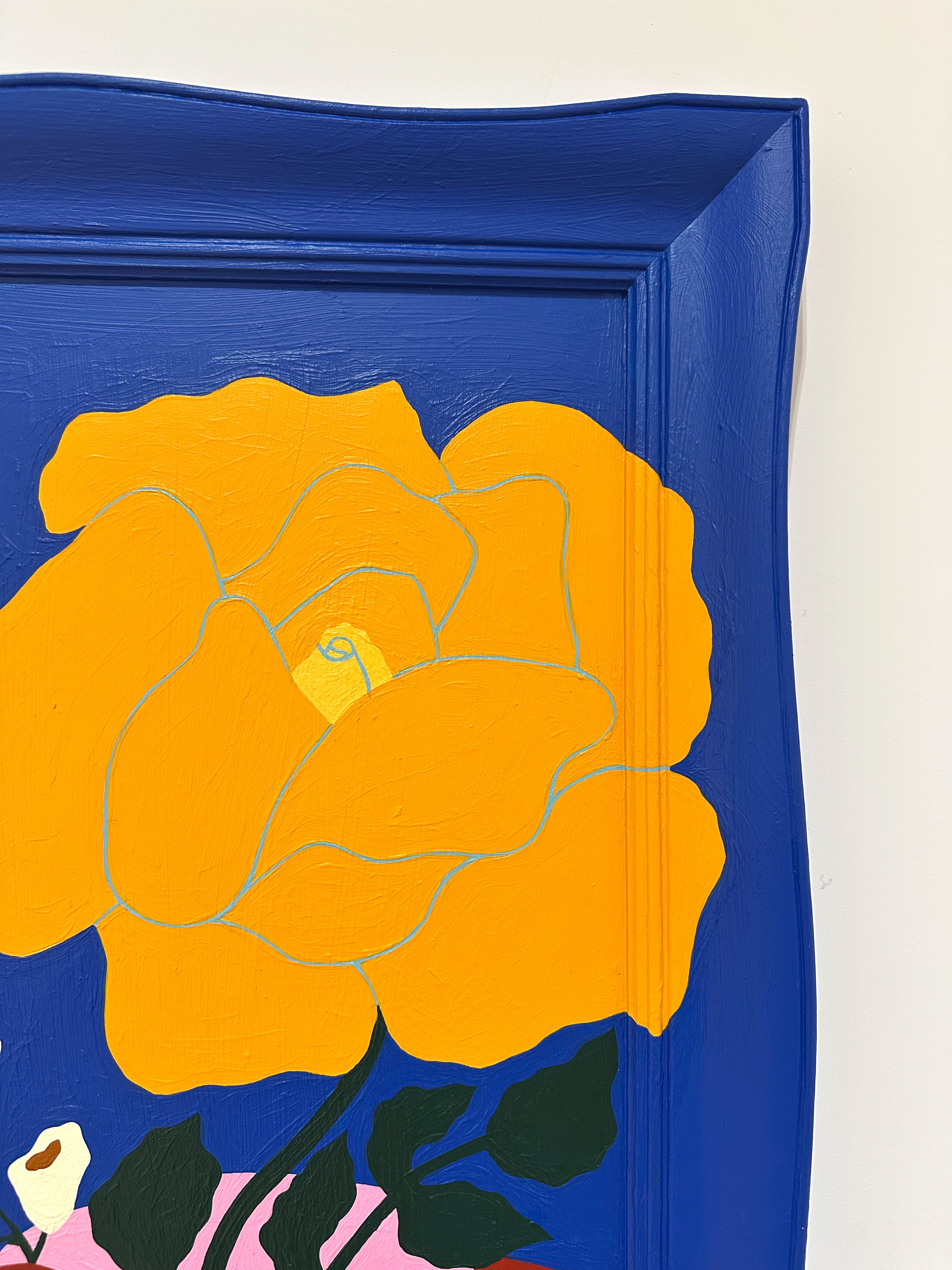 Original Painting | Yellow Rose in a Pitcher