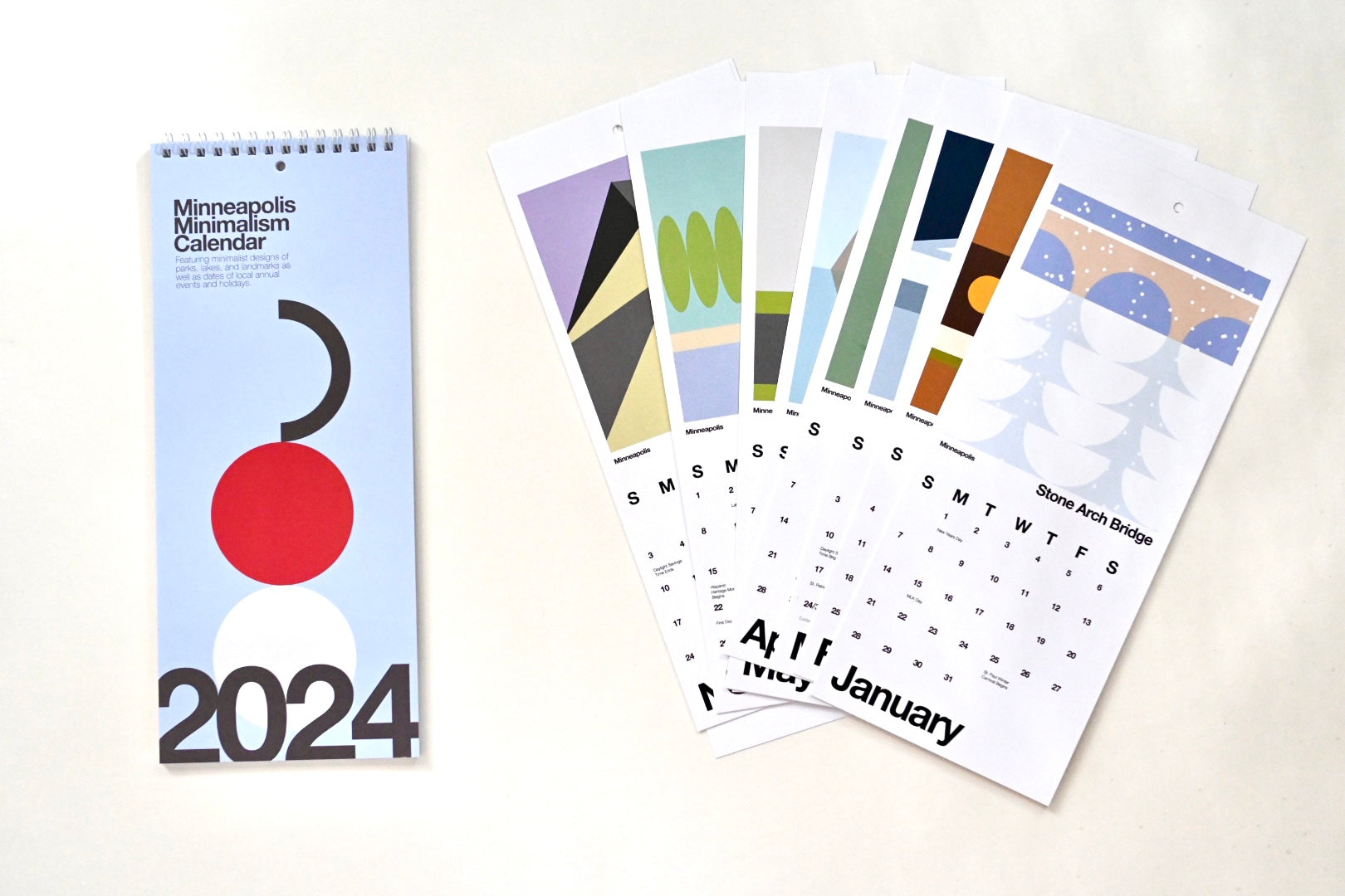 2024 Calendar Minneapolis Minimalism