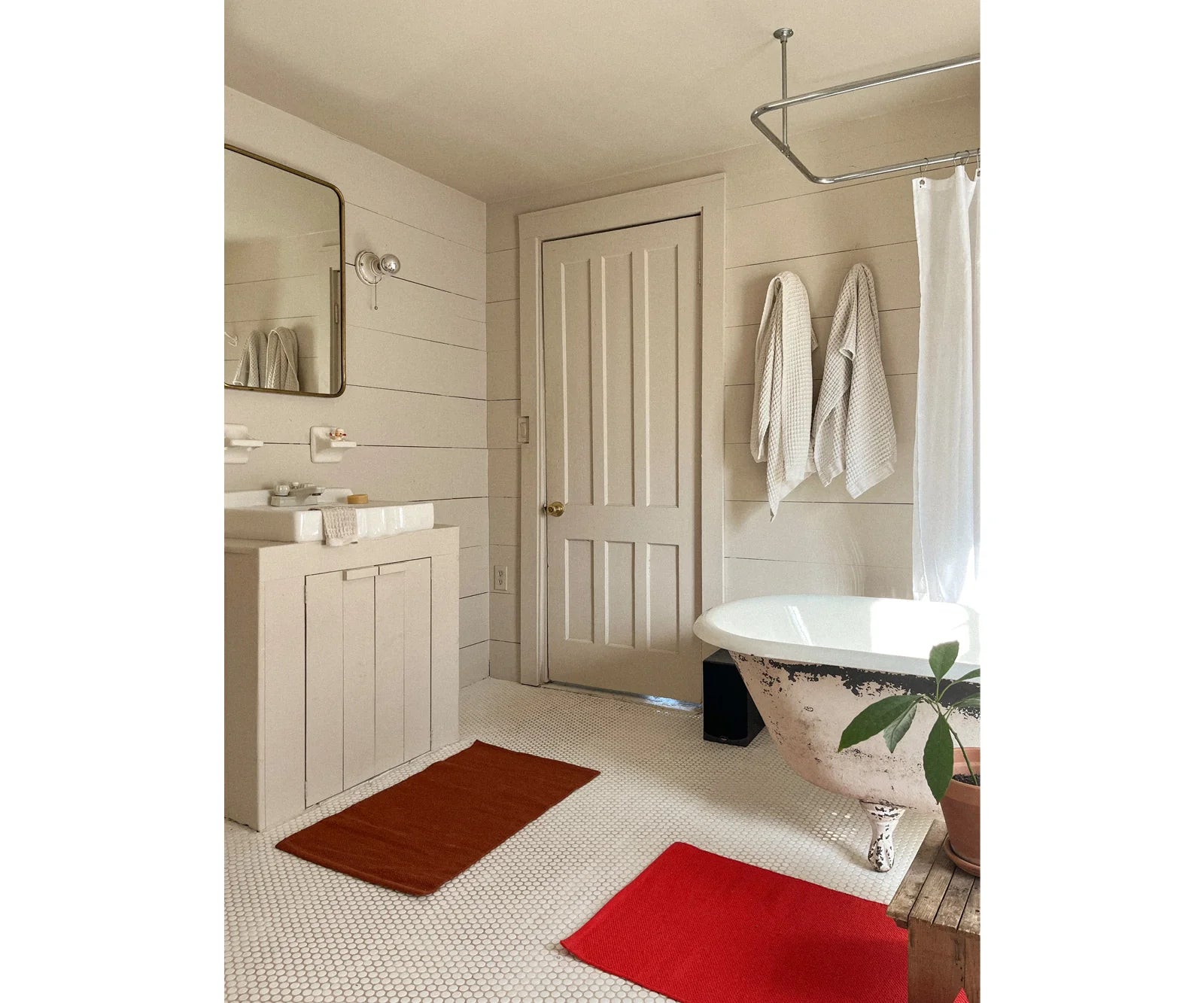 Cherry Cotton Rug / Bathmat