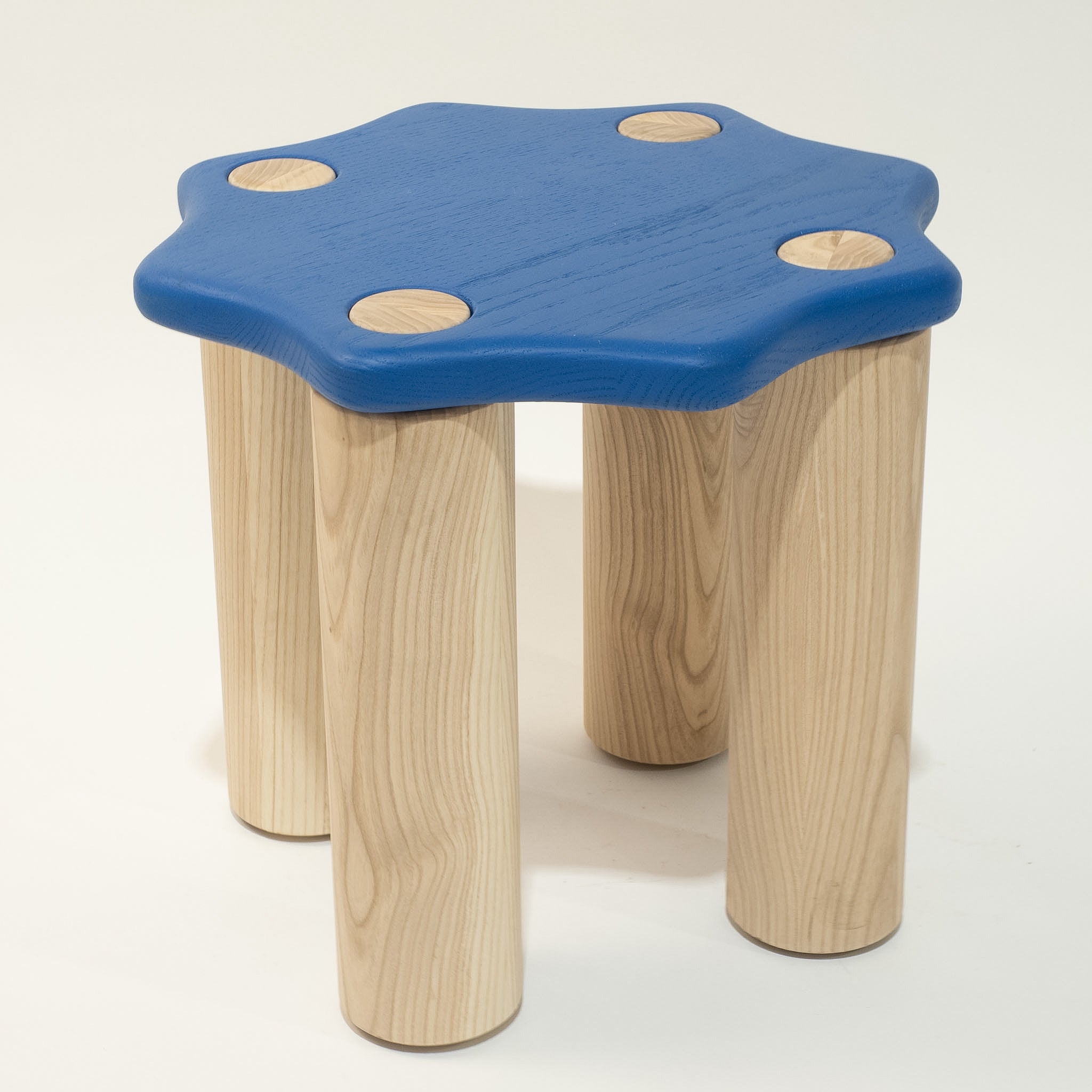 Squiggle Side Table | Blue