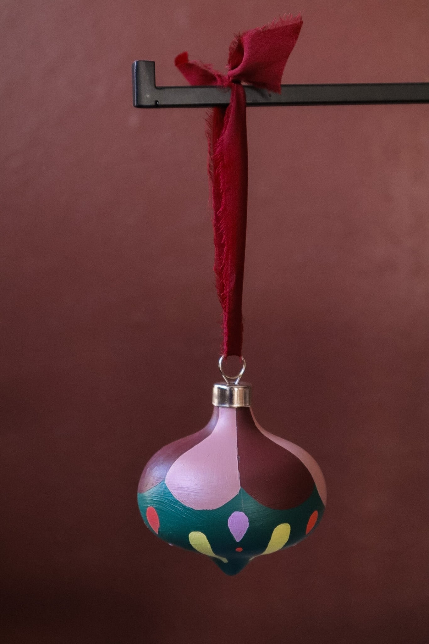 Hand-Painted Holiday Ornament