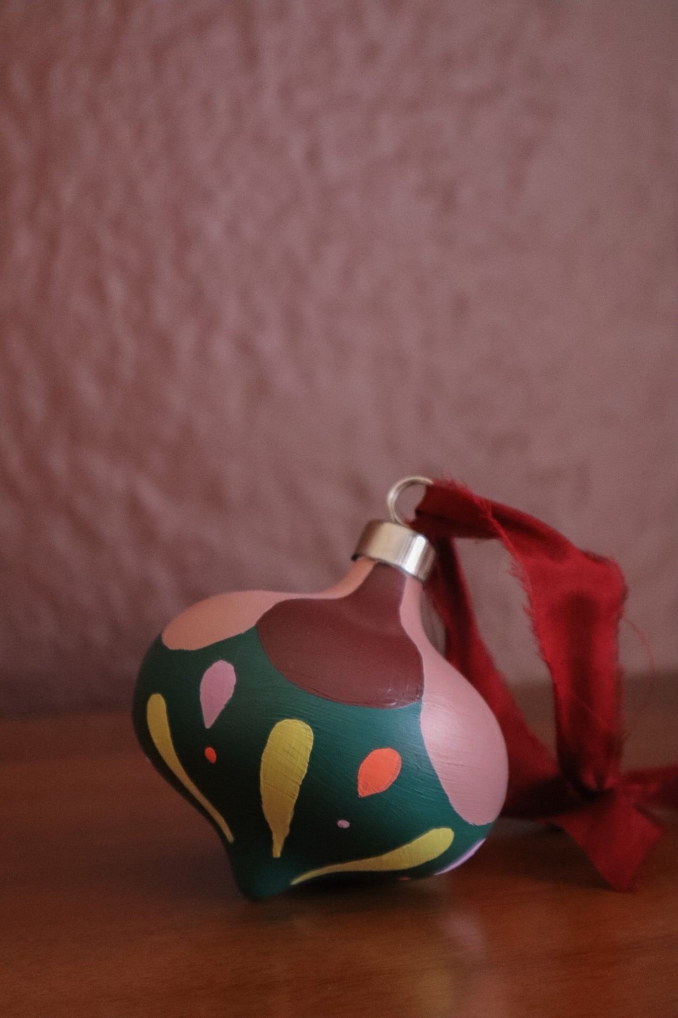 Hand-Painted Holiday Ornament