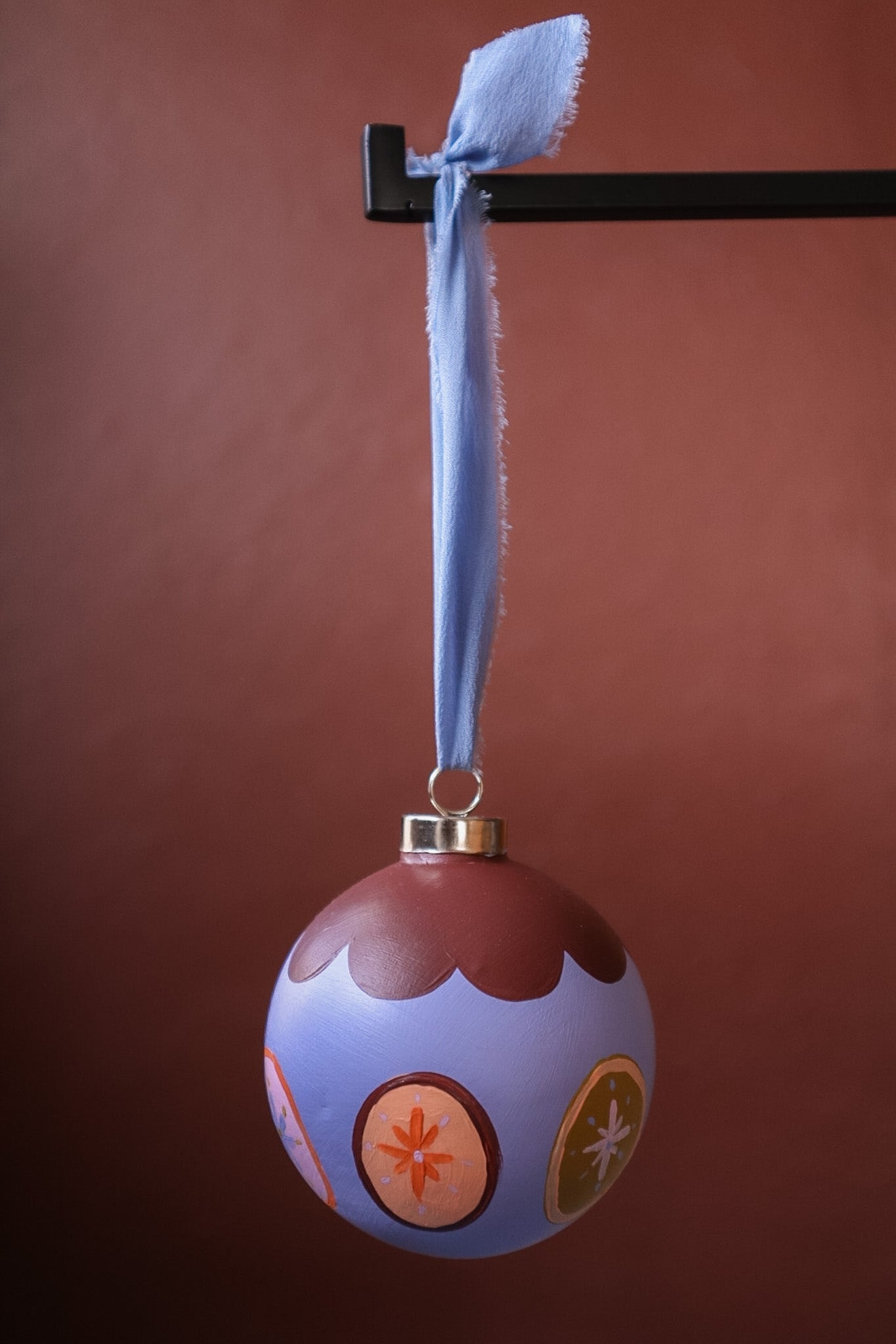 Hand-Painted Holiday Ornament