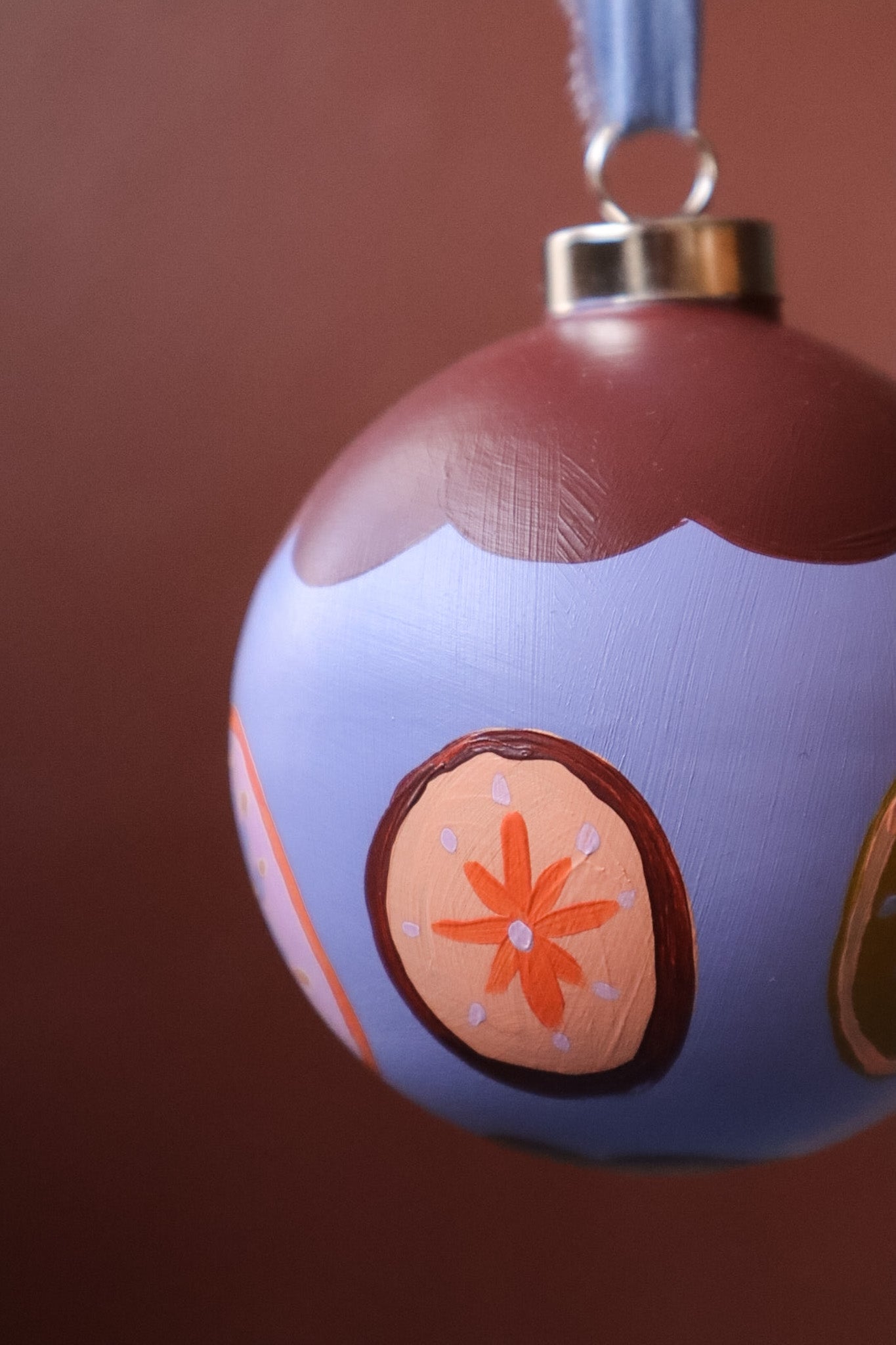 Hand-Painted Holiday Ornament